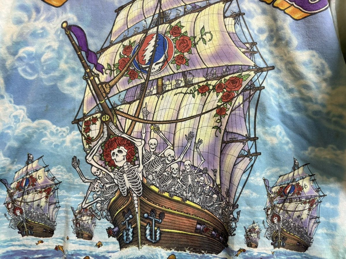 Grateful Dead × Liquid Blue Vintage 90s Grateful Dead Band Ship Of Fools Liquid Blue 93 Size US L / EU 52-54 / 3 - 14 Thumbnail