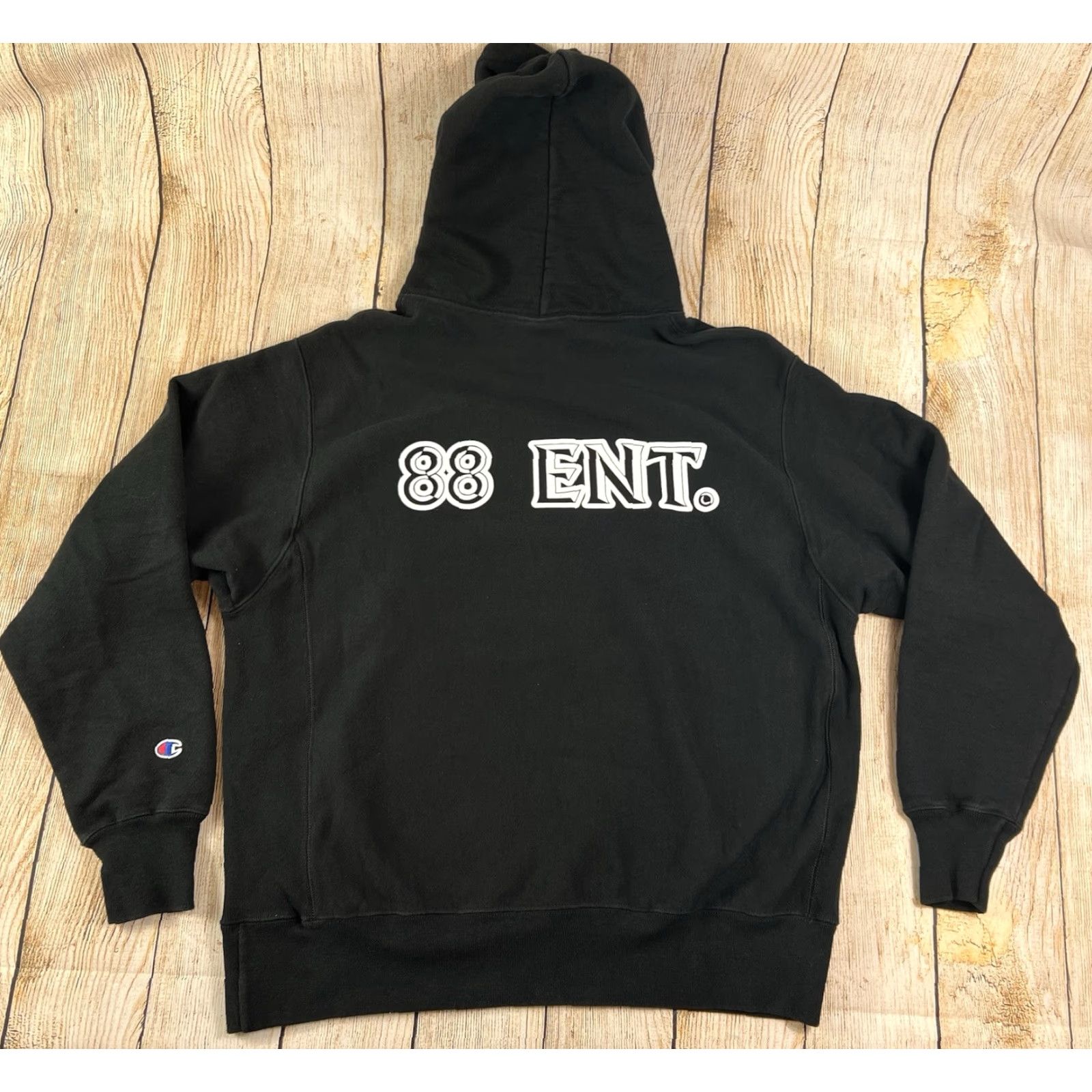 Champion Champion Reverse Weave Hoodie Tiger 8 Ball Graphic Sweatshirt Large Black Mens L Size US L / EU 52-54 / 3 - 2 Thumbnail