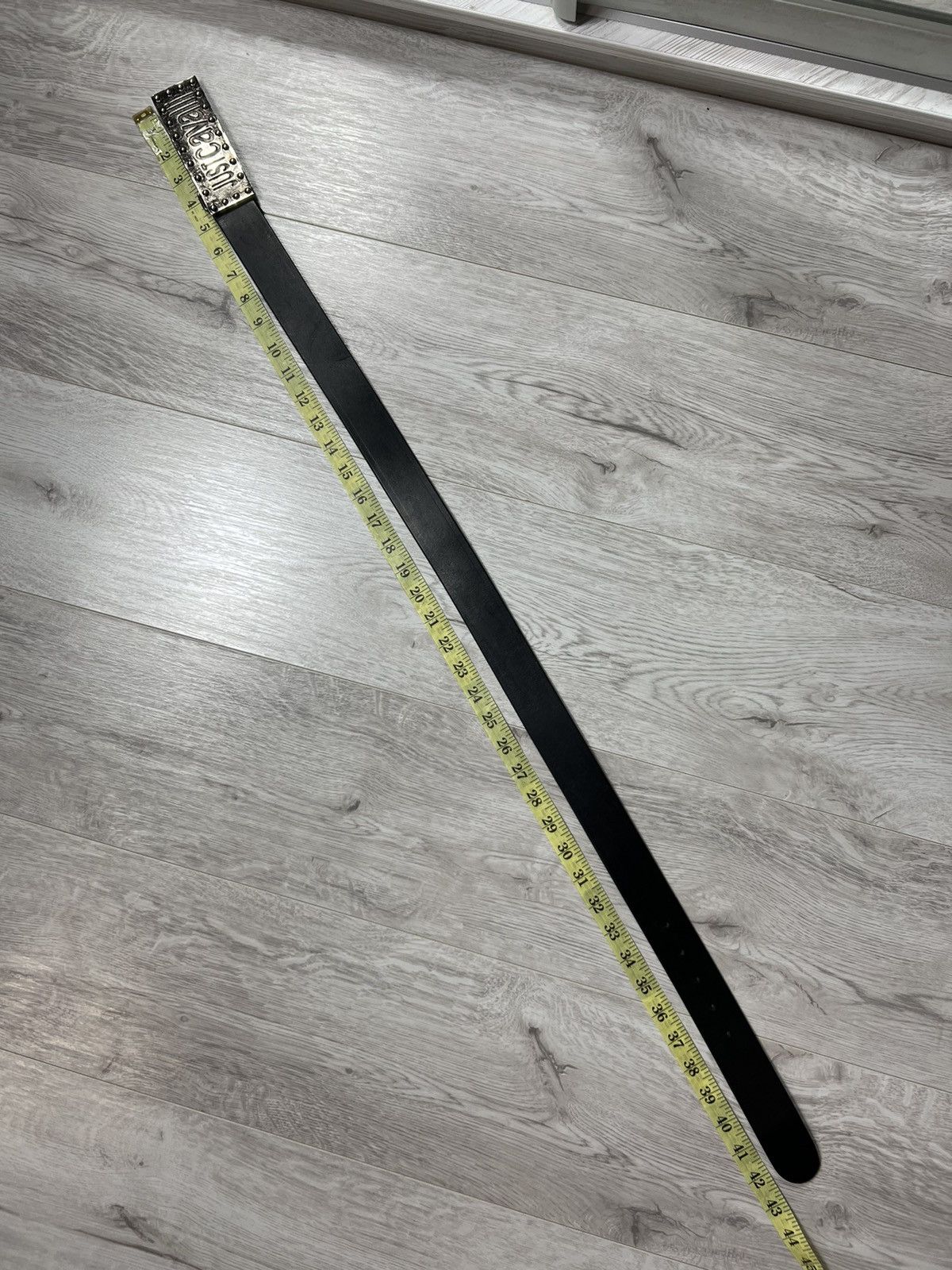 Just Cavalli Y2K Just Cavalli Leather Belt With Large Buckle Size ONE SIZE - 13 Thumbnail