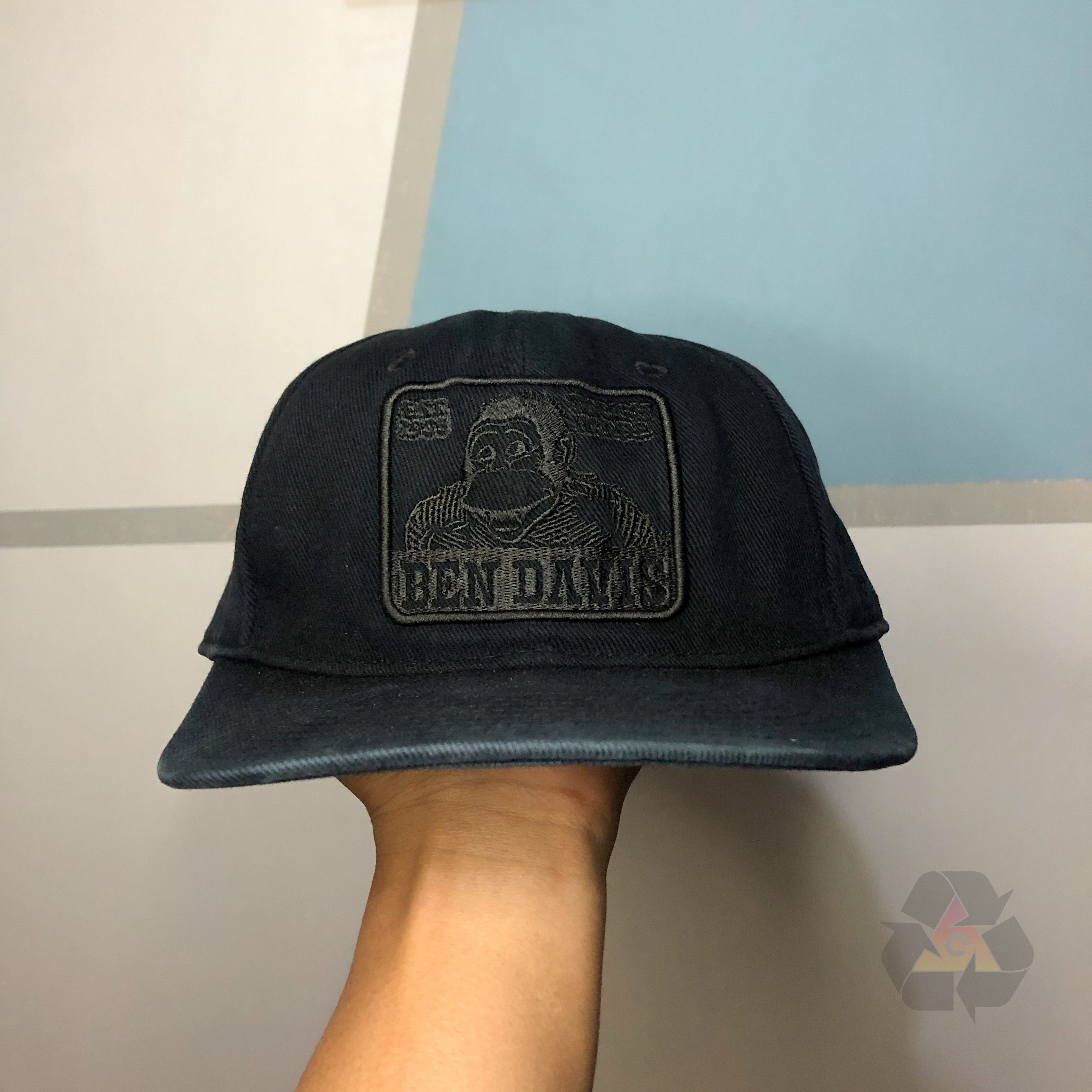 Ben Davis Ben Davis Cap Black On Black Logo Vintage Size ONE SIZE - 10 Thumbnail