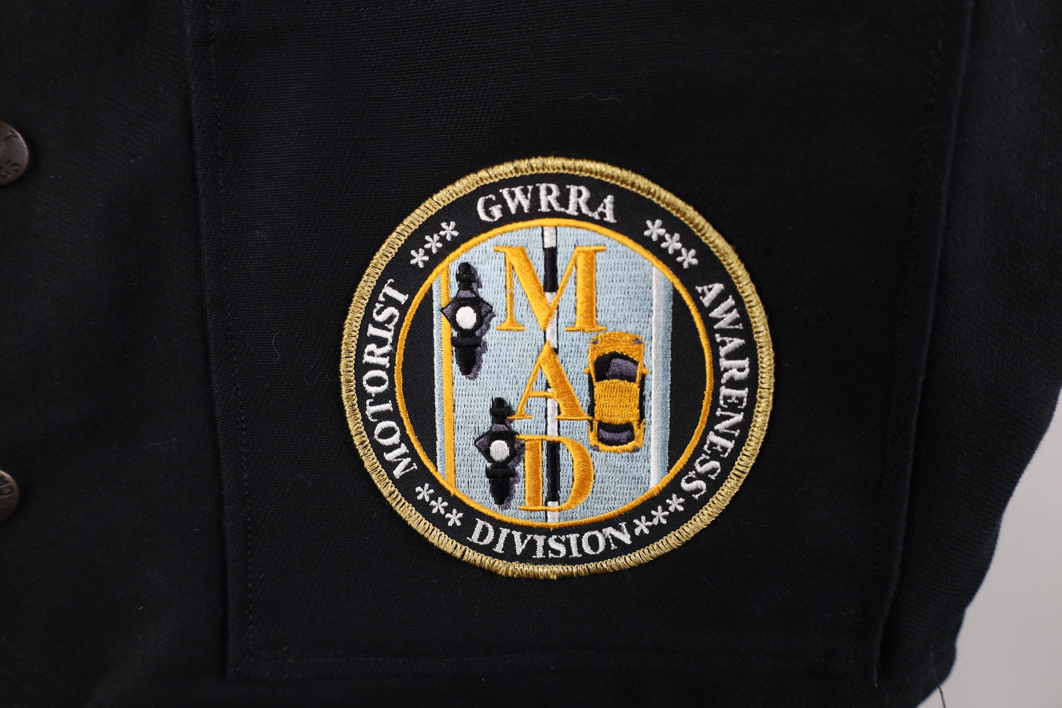 Vintage Vintage Wings GWRRA Button Motorcycle Vest Jacket Black Size US M / EU 48-50 / 2 - 9 Thumbnail