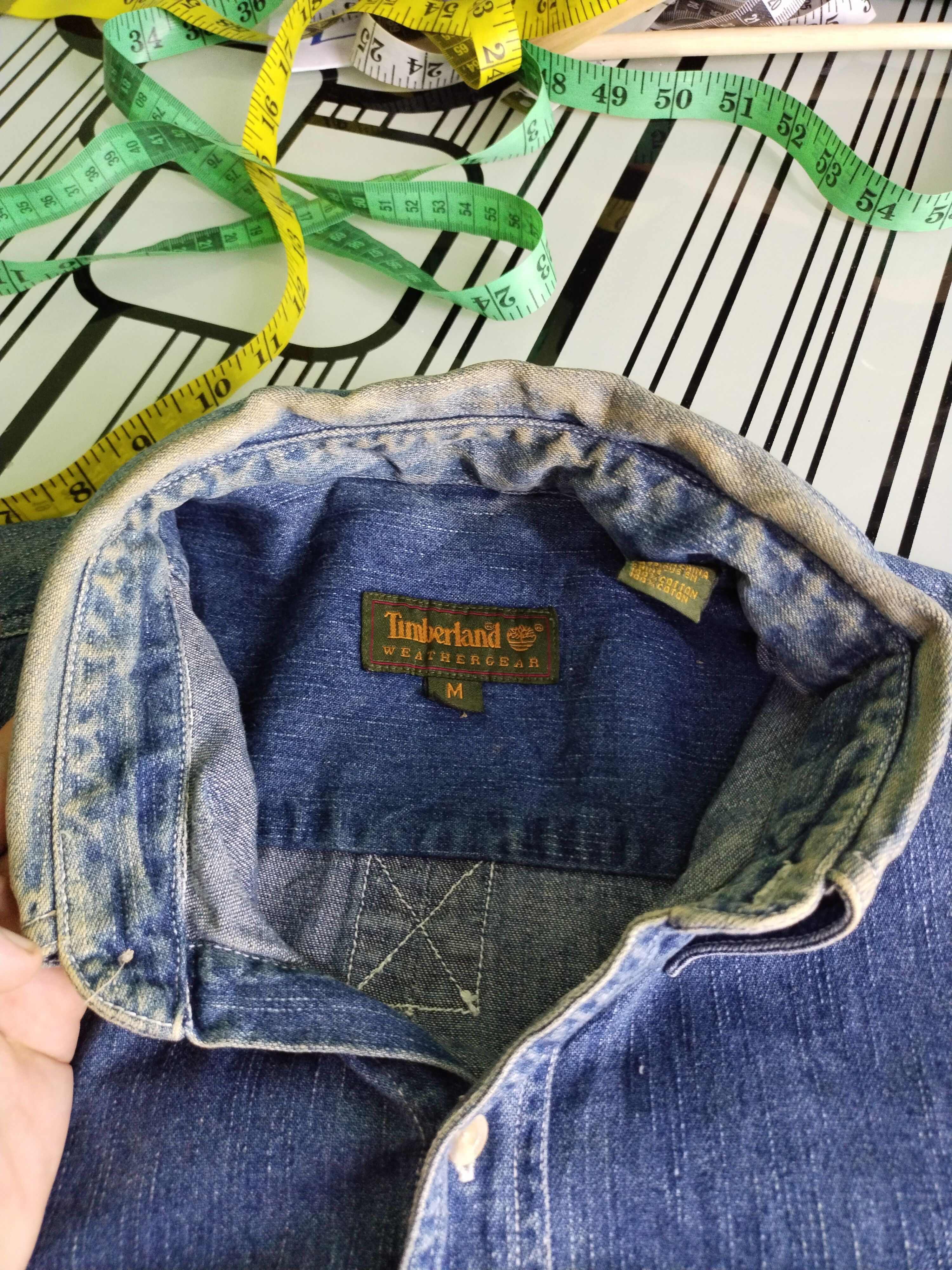 Timberland Timberland Denim Single Pocket Long Sleeve Size US M / EU 48-50 / 2 - 10 Thumbnail