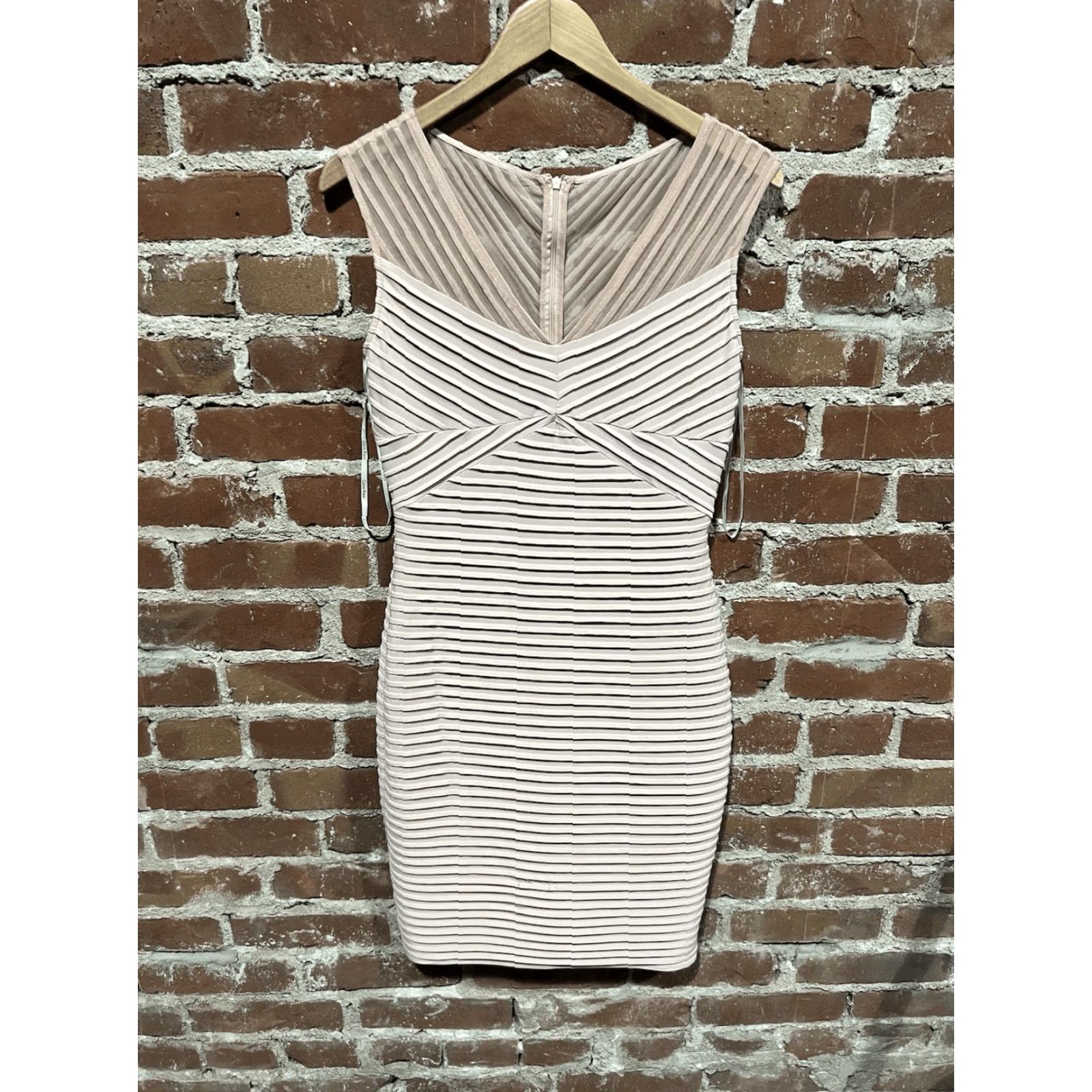 Calvin Klein Calvin Klein Womens Pink Sleeveless Slip Dress Ribbed Size 8 Size M / US 6-8 / IT 42-44 - 2 Thumbnail