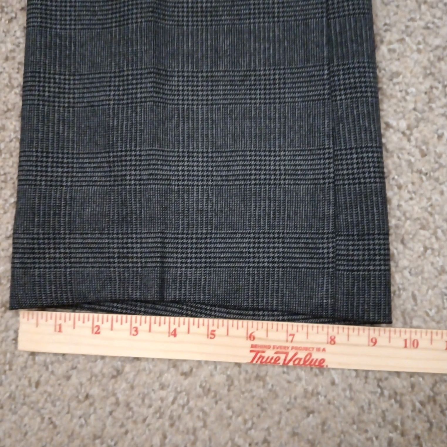 Jones New York Jones New York Dress Pants Womens Size 12 Gray Plaid Lined 34x29 High Rise Pants Mens Womens Girls Size 34" / US 12 / IT 48 - 7 Thumbnail