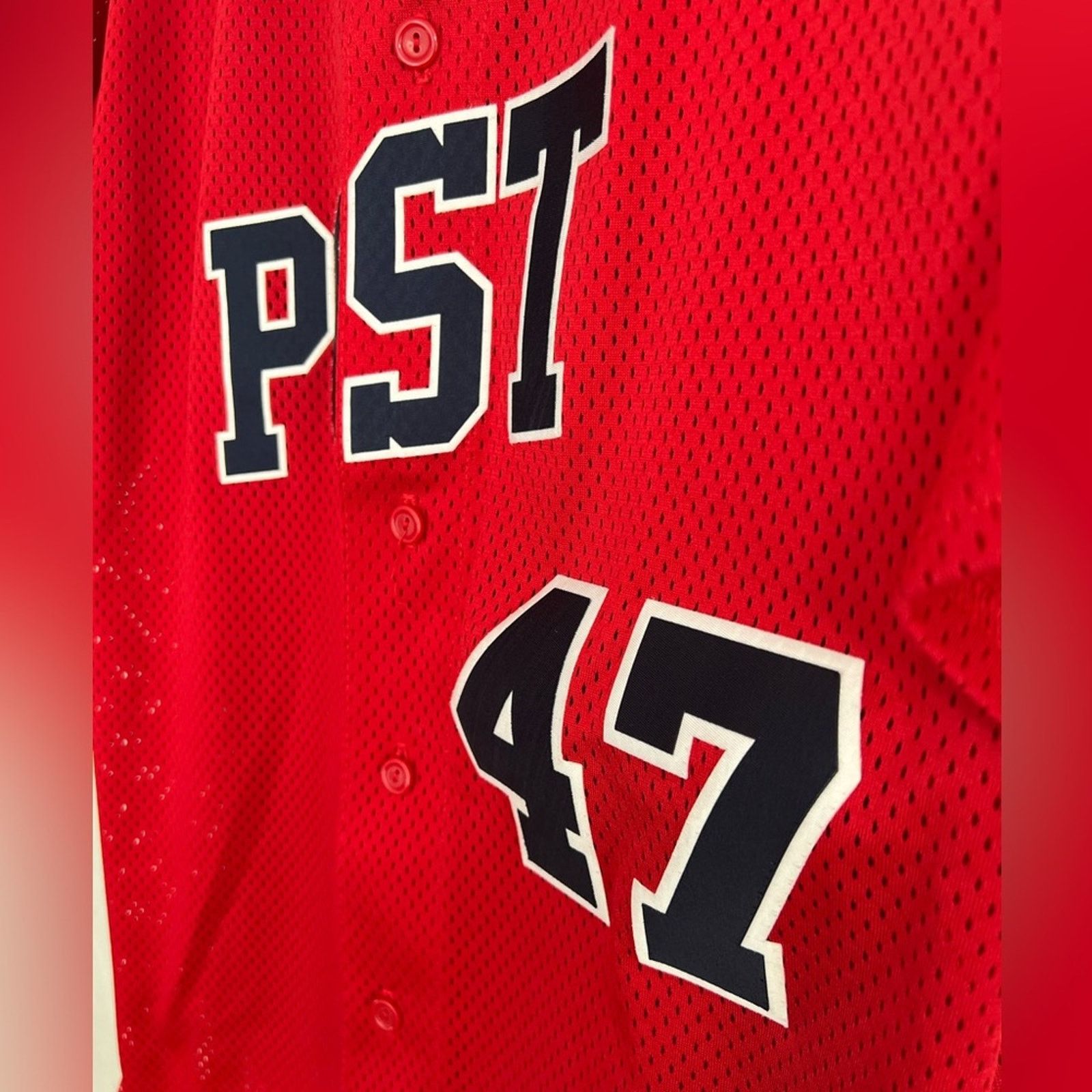 Majestic Vintage GAME USED Post 47 Legion Baseball Jersey #10 RARE L Size US L / EU 52-54 / 3 - 3 Thumbnail