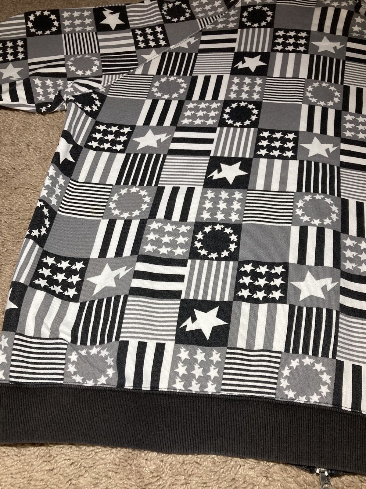 Bape 2011 Bape Sta Full Zip Patchwork Stars Stripes Flags Rip Size US L / EU 52-54 / 3 - 12 Thumbnail