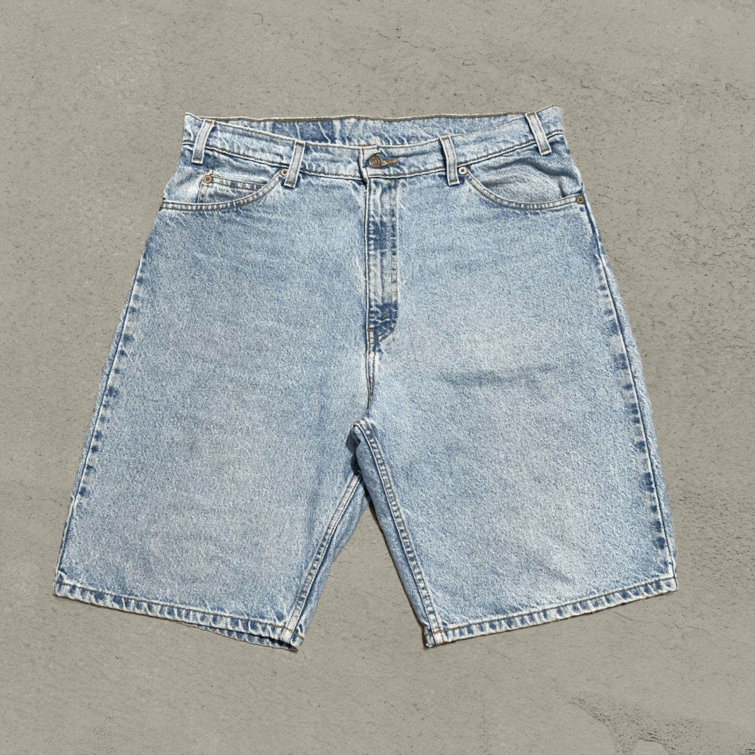 Levi's × Levi's Vintage Clothing × Vintage Levis Orange Tab Jorts Size US 35 - 1 Thumbnail