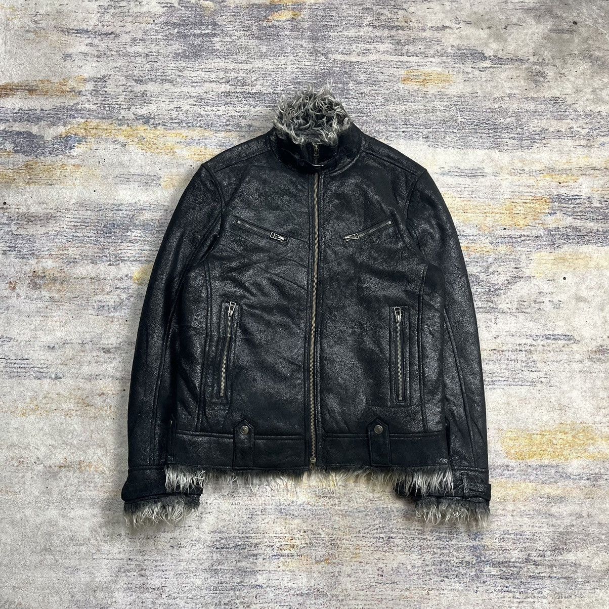 ジャケット・アウター Semantic design fake leather jacket Semantic design fake leather jacket