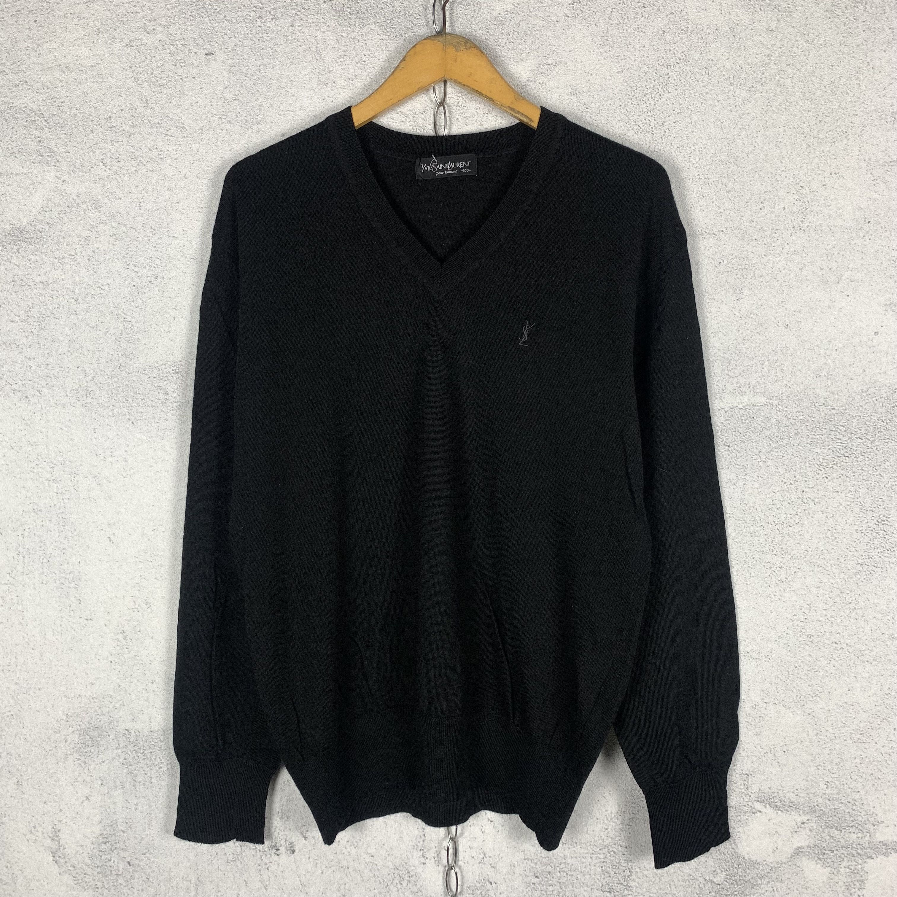 Vintage Yves Saint Laurent YSL Authentic Cotton Knit Sweater