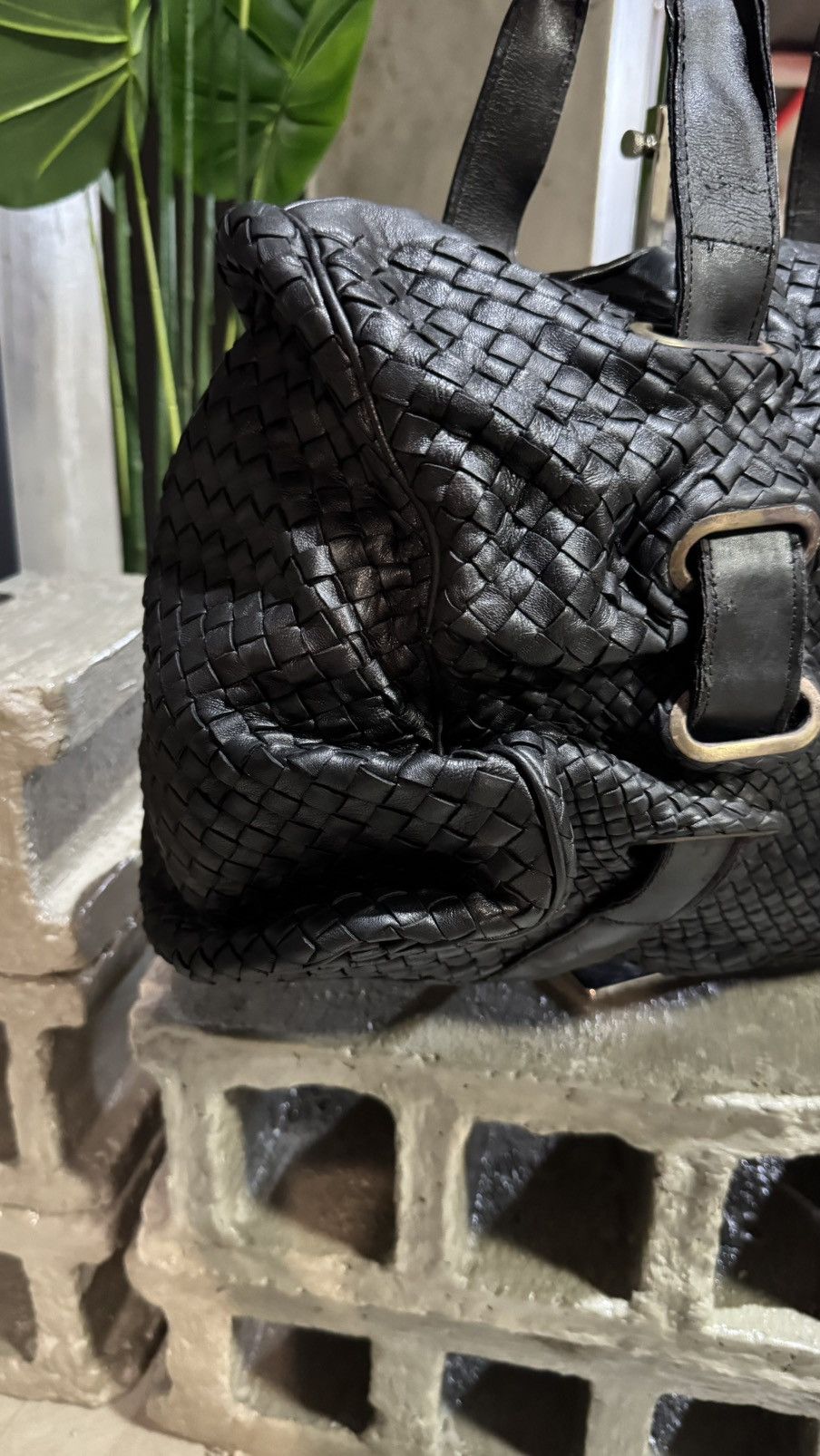 Bottega Veneta BOTTEGA VENETA Nappa Intrecciato Satchel Nero Black Size ONE SIZE - 7 Thumbnail