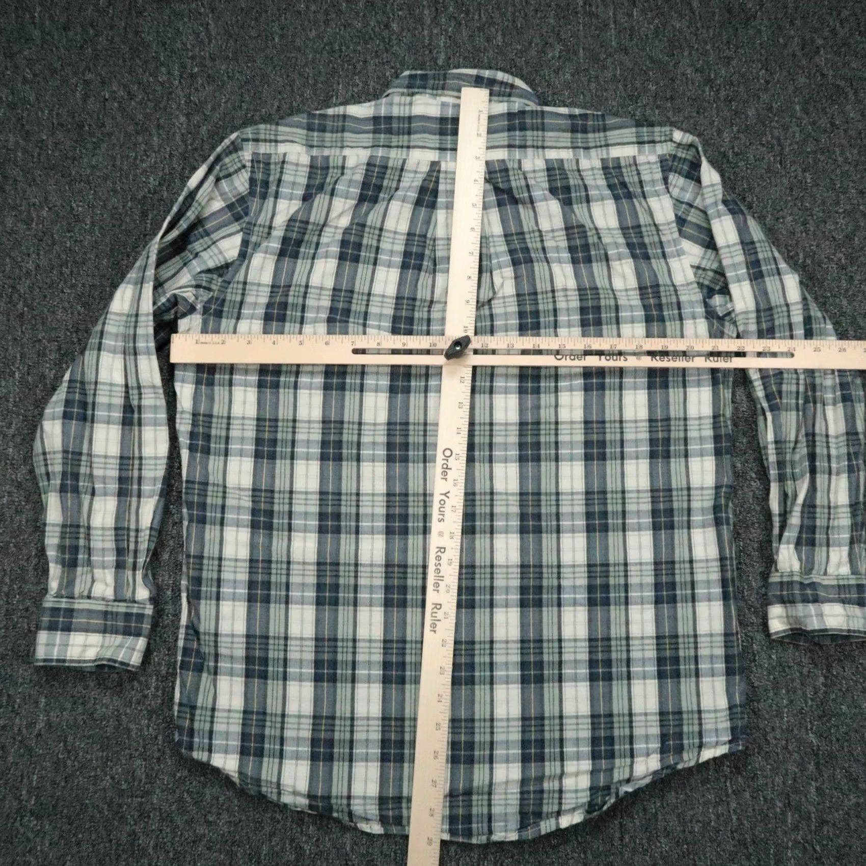Filson Filson Shirt Mens S Blue Plaid Long Sleeve Button-Down Pockets Casual Business Travel 40 in Chest Regular Fit Cotton T-Shirt? Size US S / EU 44-46 / 1 - 6 Thumbnail