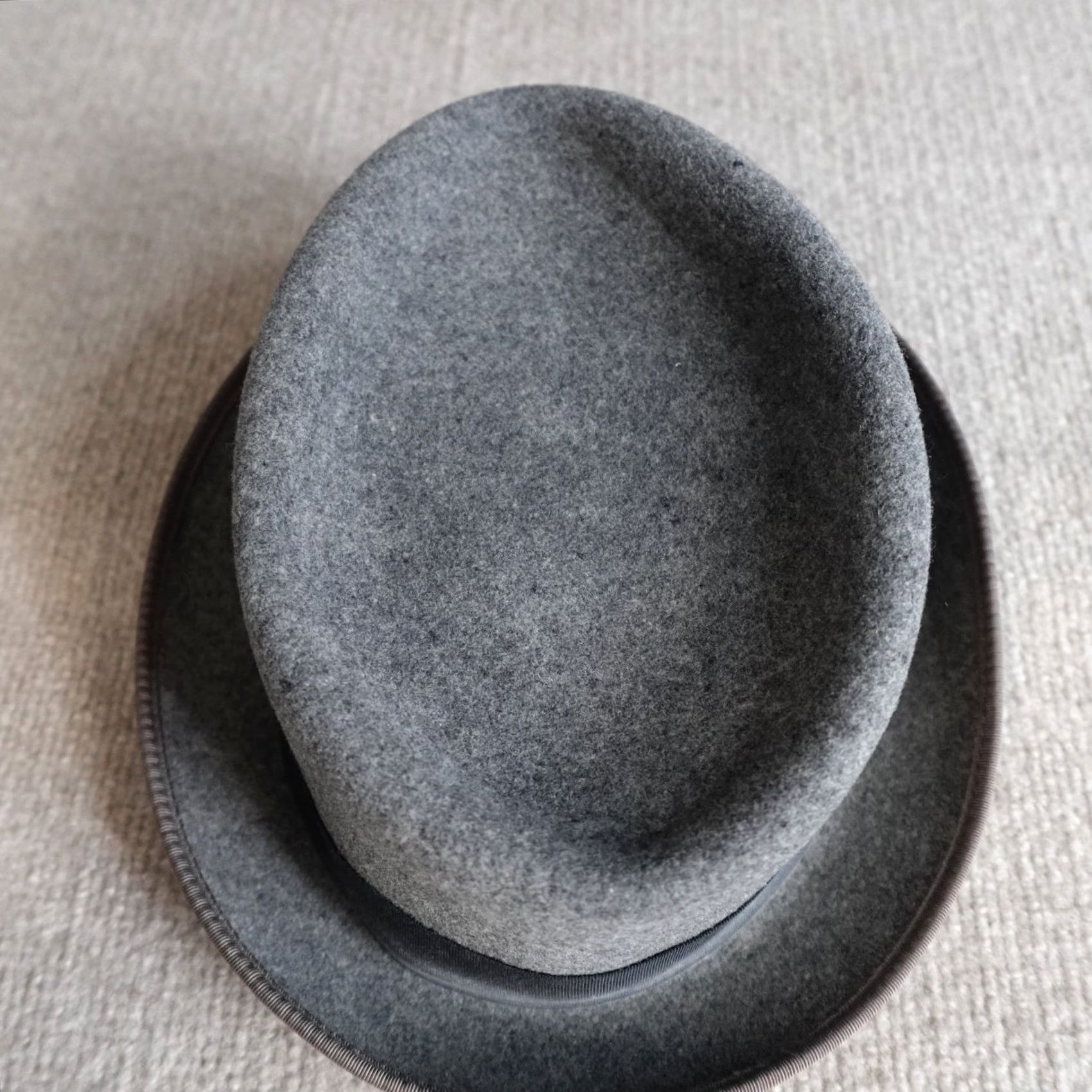 Goorin Bros. Goorin Bros Hat Fedora Wool Gray Large 100% Wool Made in USA Mens Hat Soid: 100% Wool? Size ONE SIZE - 5 Thumbnail