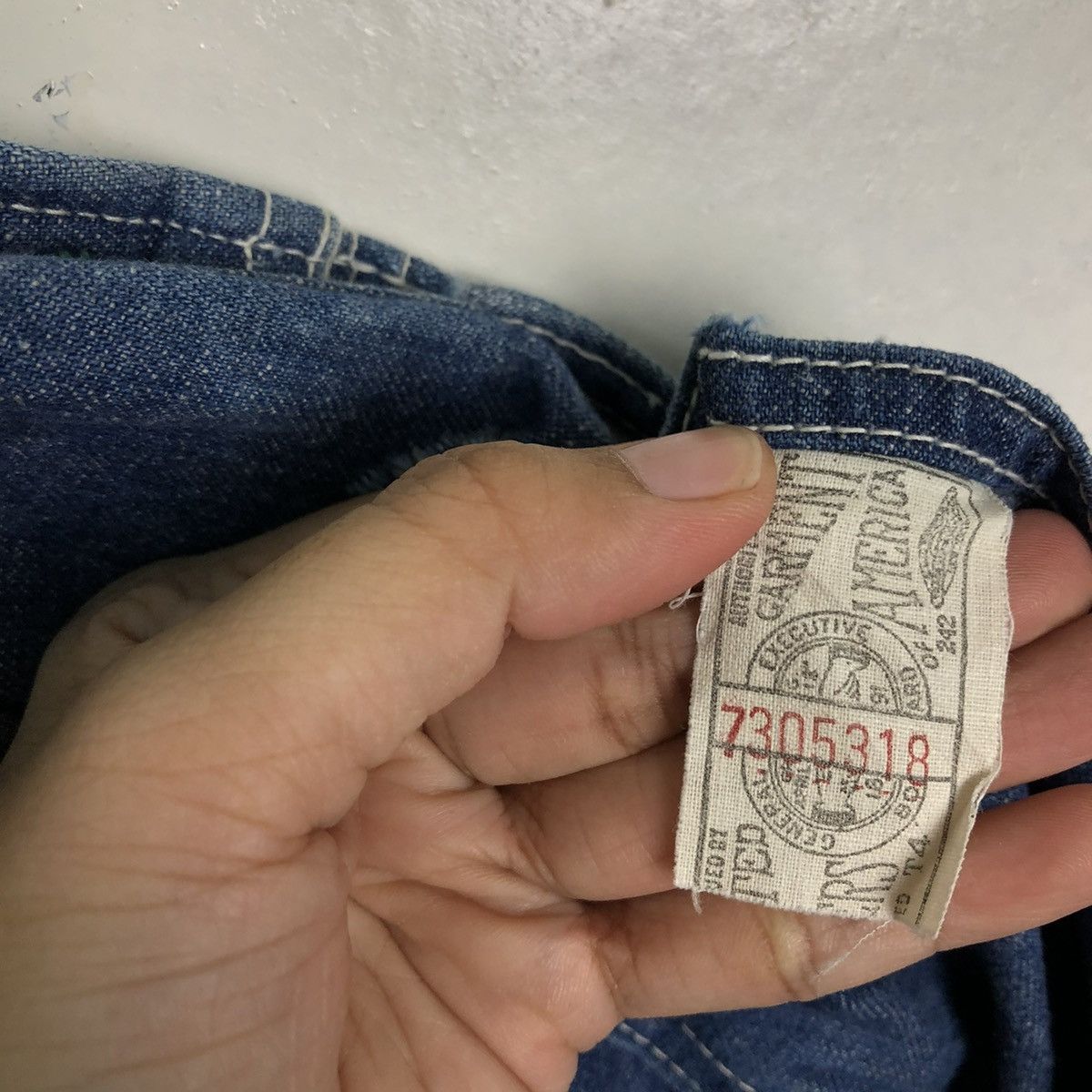 Japanese Brand 🔥90’s Denim Jeans Overall Workers Chore Oshkosh USA Size US 30 / EU 46 - 9 Thumbnail