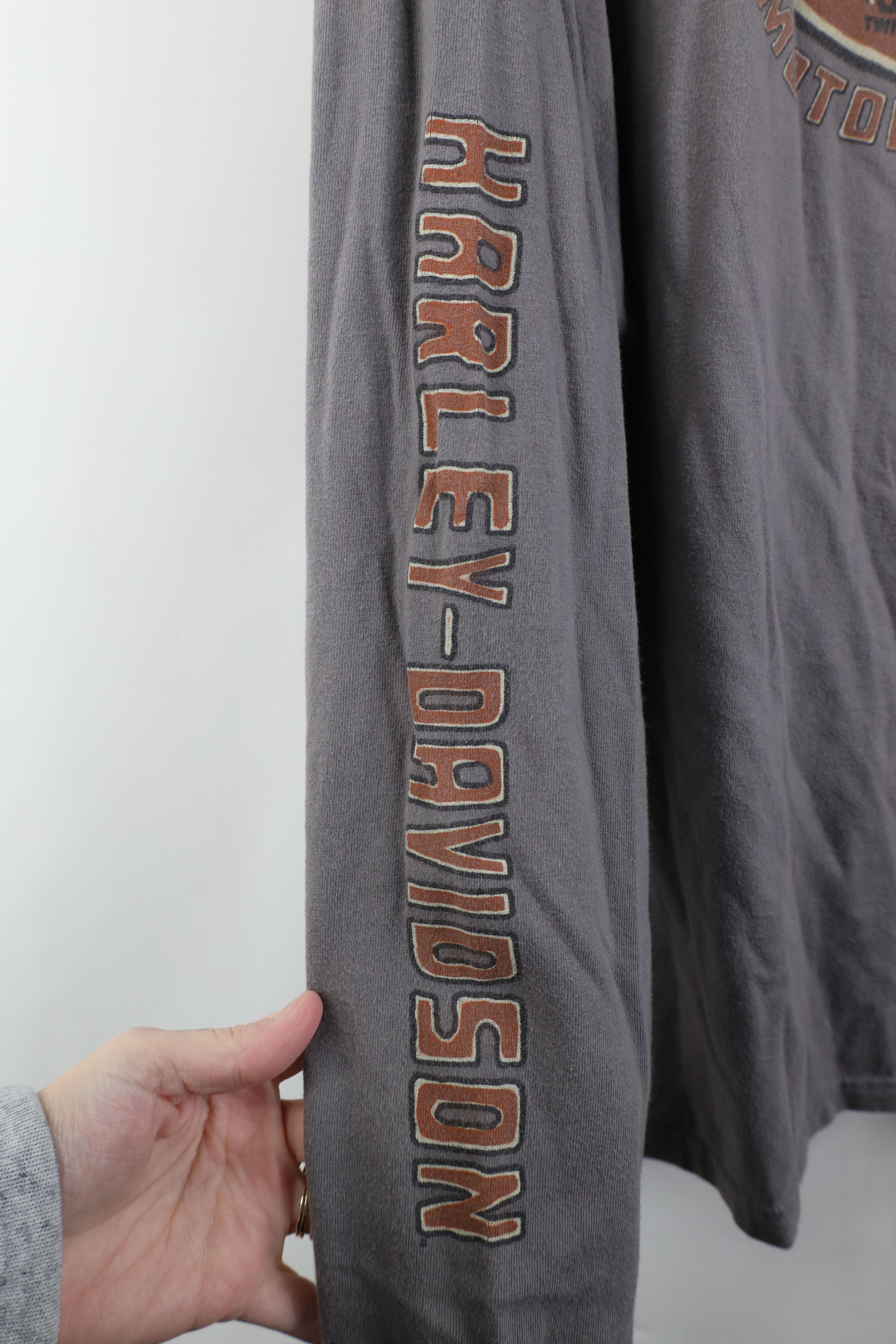 Harley Davidson Vintage Y2K Harley Davidson Motorcycles Long Sleeve T-Shirt Size US XXL / EU 58 / 5 - 5 Thumbnail
