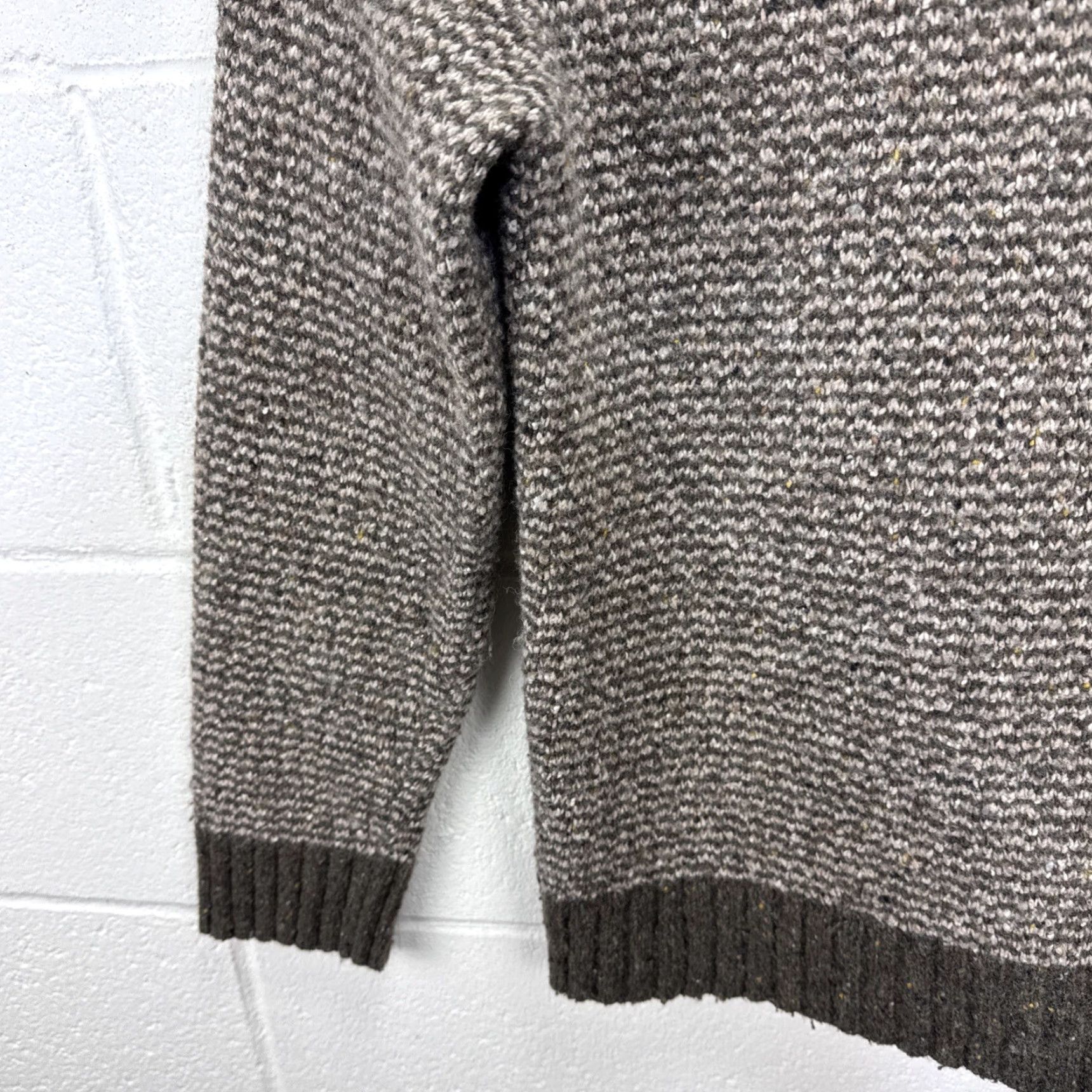 Gap VINTAGE Gap Sweater Men's Medium Brown Knit Wool Blend Quarter Zip Y2K Mens Size US M / EU 48-50 / 2 - 5 Thumbnail