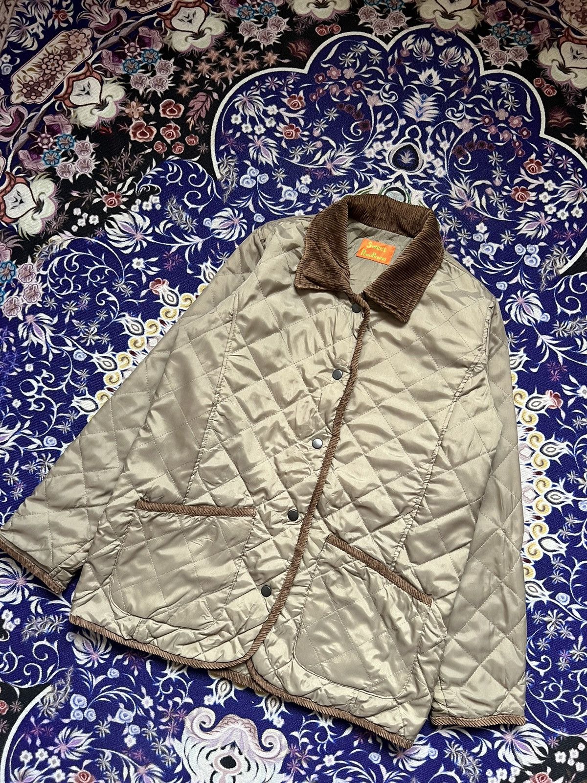 Japanese Brand Sweet Pannpukinn Corduroy Quilted Jacket Designer Japanese Size US M / EU 48-50 / 2 - 3 Thumbnail