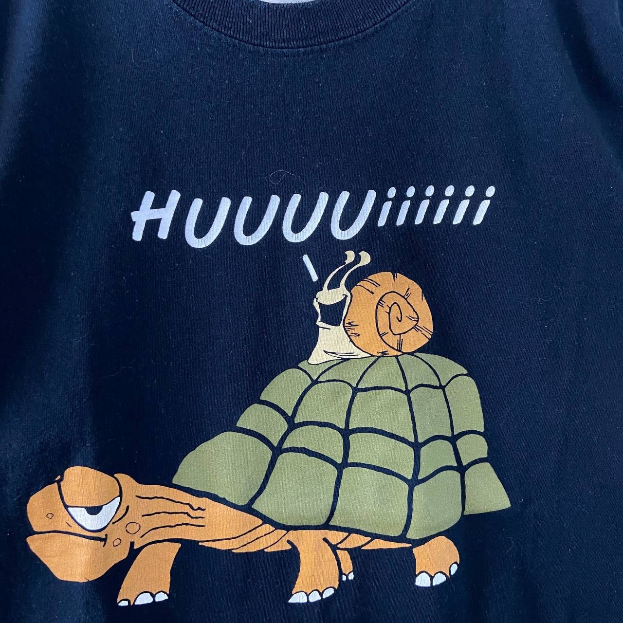 Vintage Snail Roflet Turtle Humor Vintage T-Shirt Size US L / EU 52-54 / 3 - 3 Thumbnail