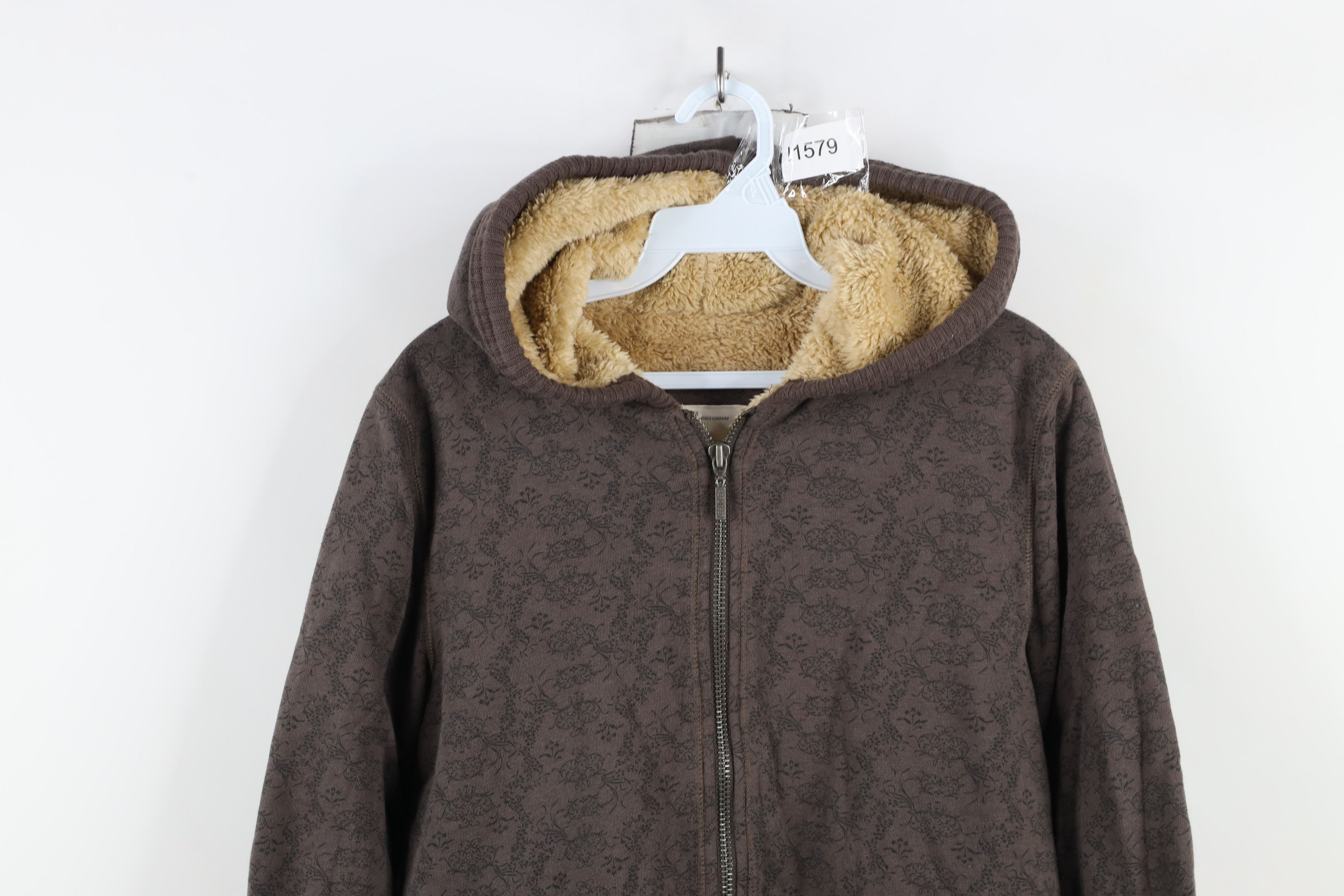Aeropostale × Vintage Vintage 90s Y2K Aeropostale Deep Pile Fleece Lined Hoodie Size L / US 10 / IT 46 - 2 Thumbnail