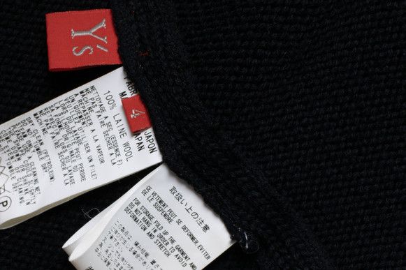 Y's Ys, black knitted cardigan Size L / US 10 / IT 46 - 5 Thumbnail