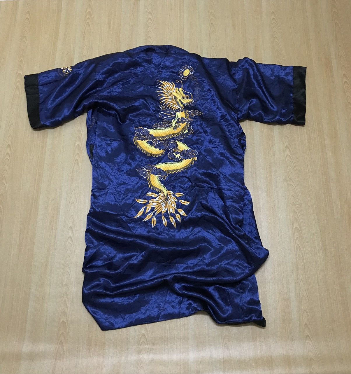 Japanese Brand Vintage Pyajamas Silk Reversible Dragon Size US M / EU 48-50 / 2 - 12 Thumbnail