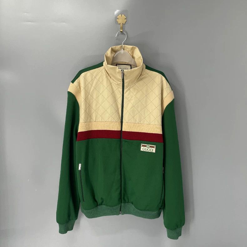 Gucci Classic red and green color block jacket 2502-Nextarr