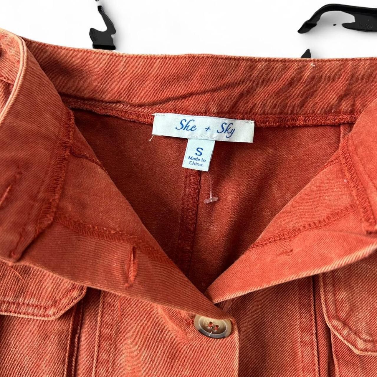 Other She + Sky Rust Cotton Mini Skirt Size 27" / US 4 / IT 40 - 4 Thumbnail