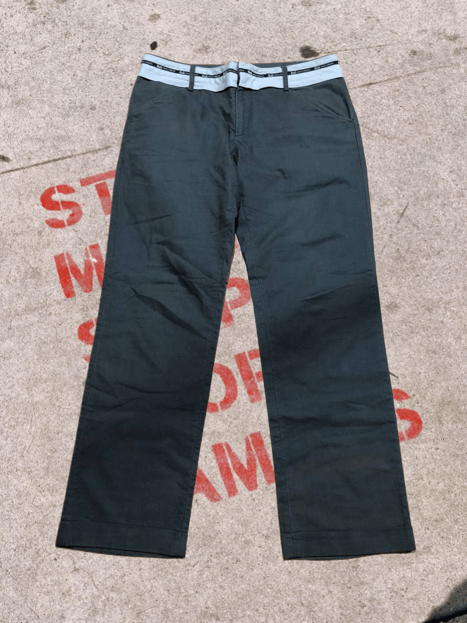 Dolce & Gabbana Dolce Gabbana Mens Pants Straight Fit Size US 34 / EU 50 - 1 Thumbnail