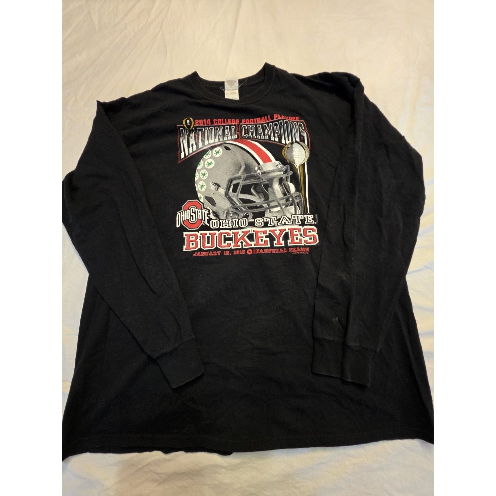 Jerzees Ohio State Buckeyes 2014/2015 Inaugural Season Men's 2xl Size 46 - 4 Thumbnail
