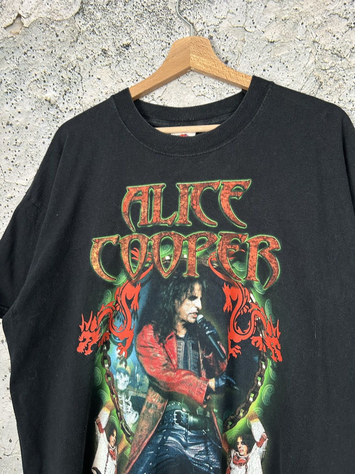 Band Tees × Vintage Vintage Alice Cooper 2002 Tour Rock Band Tee Rare Size US XL / EU 56 / 4 - 4 Thumbnail