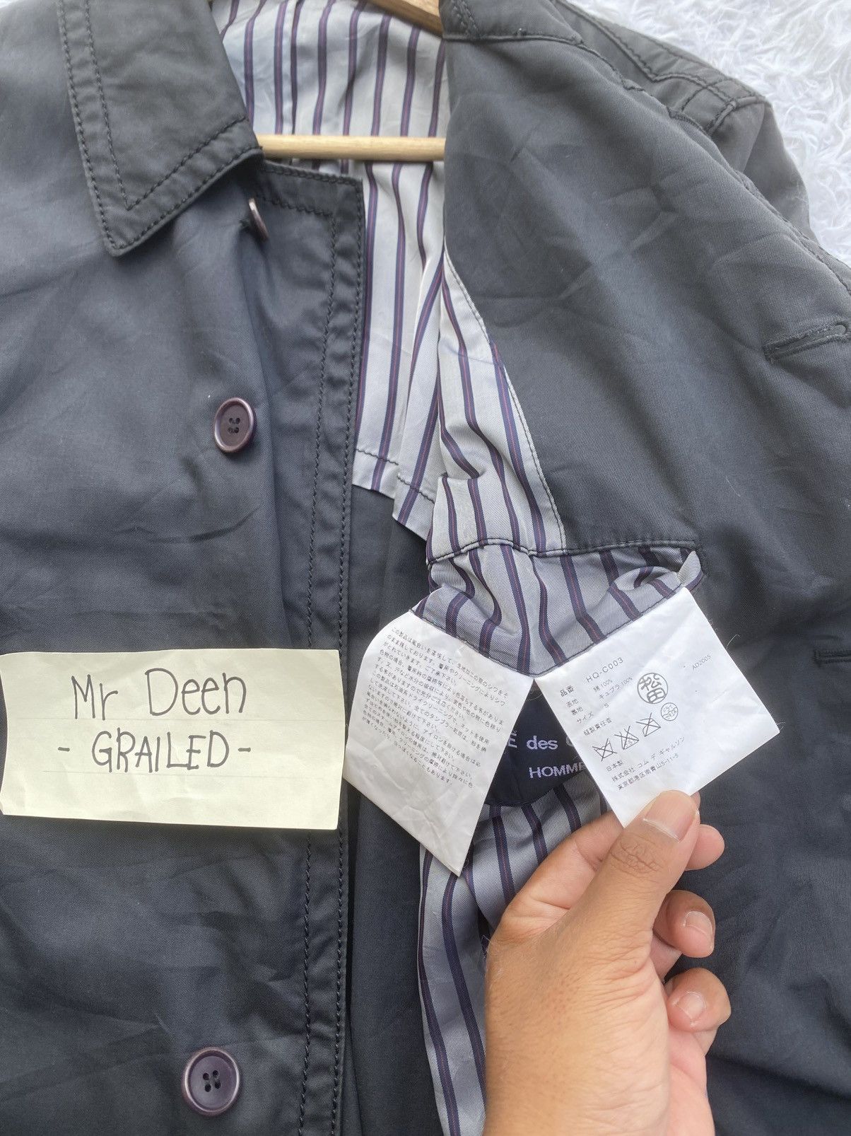 Comme des Garcons Rare Vintage CDG Comme Des Garcons Long Jacket Size US L / EU 52-54 / 3 - 13 Thumbnail