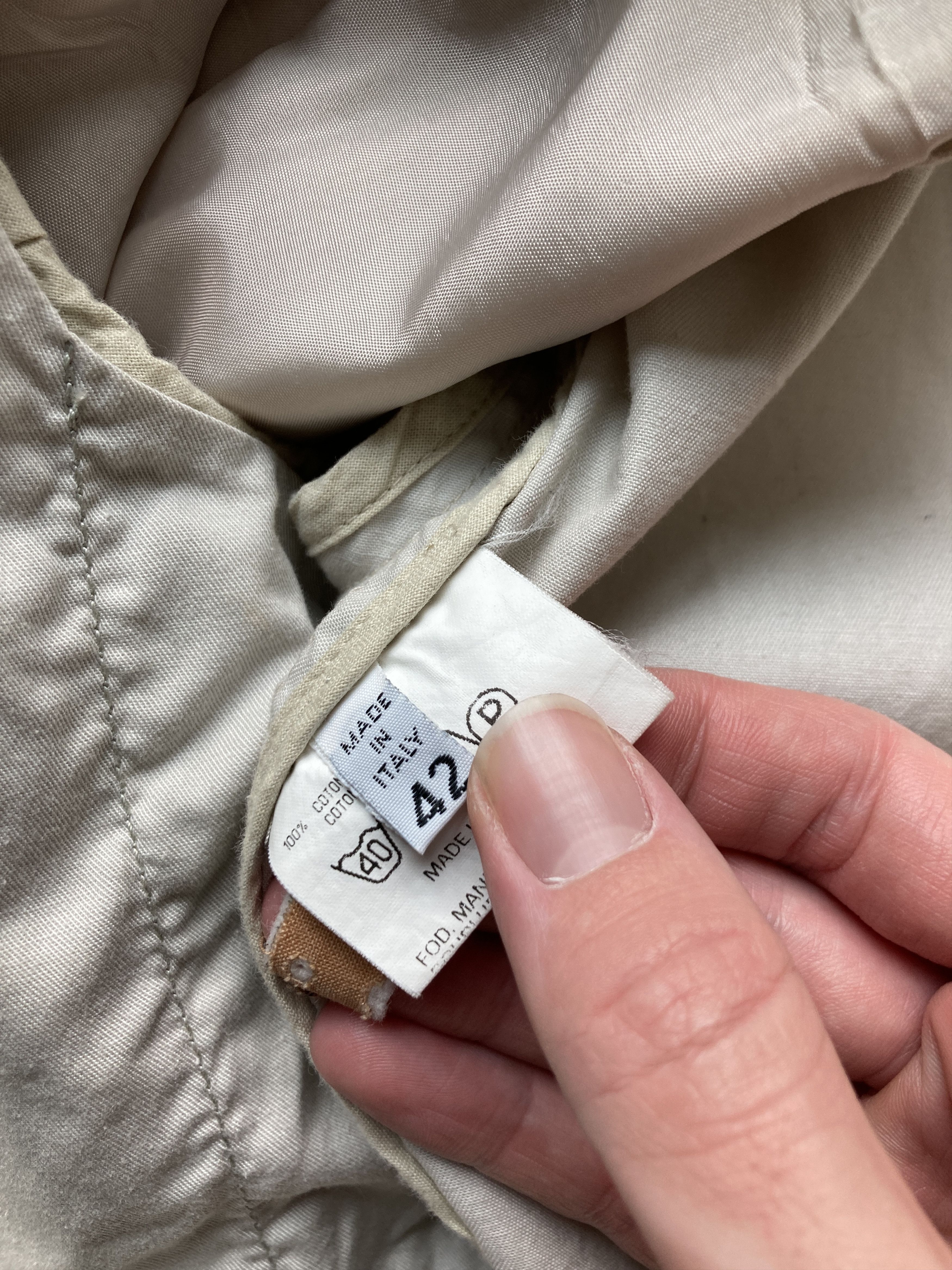 Maison Margiela SS2001 Archive Folded Trench Coat Size M / US 6-8 / IT 42-44 - 13 Thumbnail