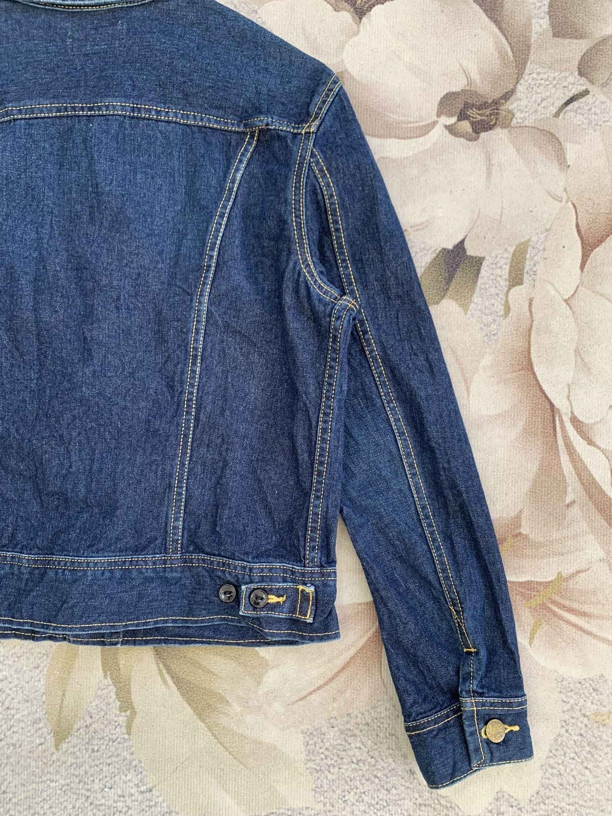 Lee Lee Earth Music & Ecology Denim Trucker Jacket Size S / US 4 / IT 40 - 7 Thumbnail