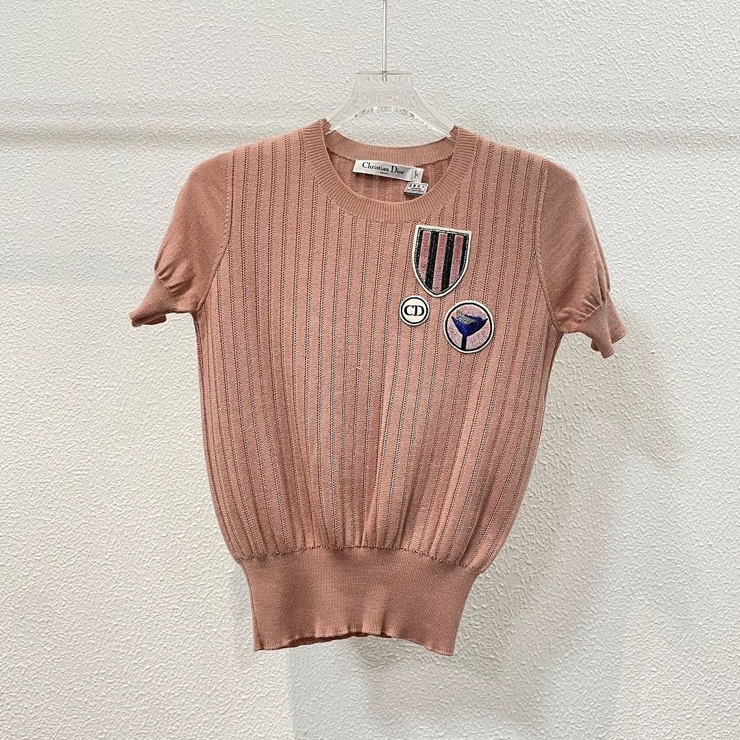 Dior Christian Dior Badge Knit Sweater Size 34 Size XS / US 0-2 / IT 36-38 - 1 Thumbnail