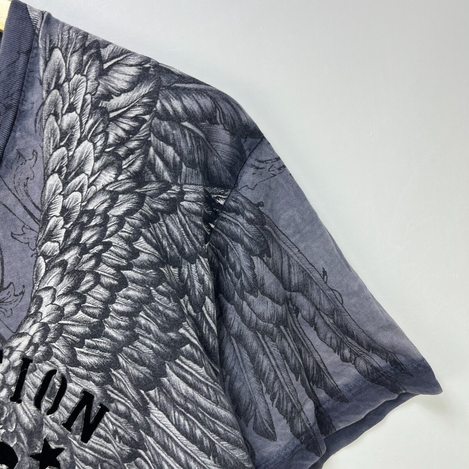 Affliction × Vintage Vintage Y2K Affliction Wings Goth Punk T-Shirt Large Size US L / EU 52-54 / 3 - 8 Thumbnail