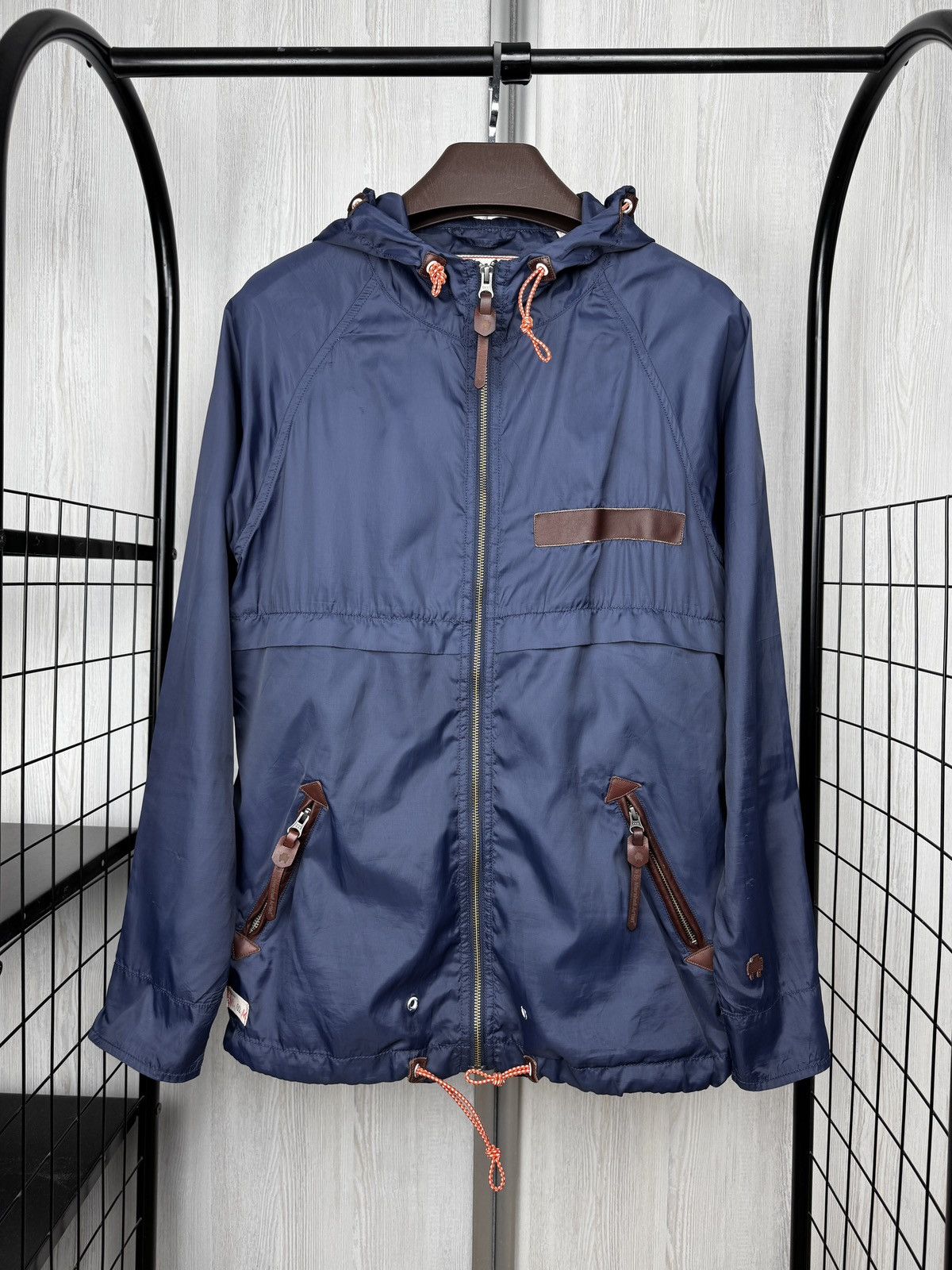 Marshall Artist Marshall Artist Navy Blue Lightweight Windcheater Jacket Size US M / EU 48-50 / 2 - 2 Thumbnail