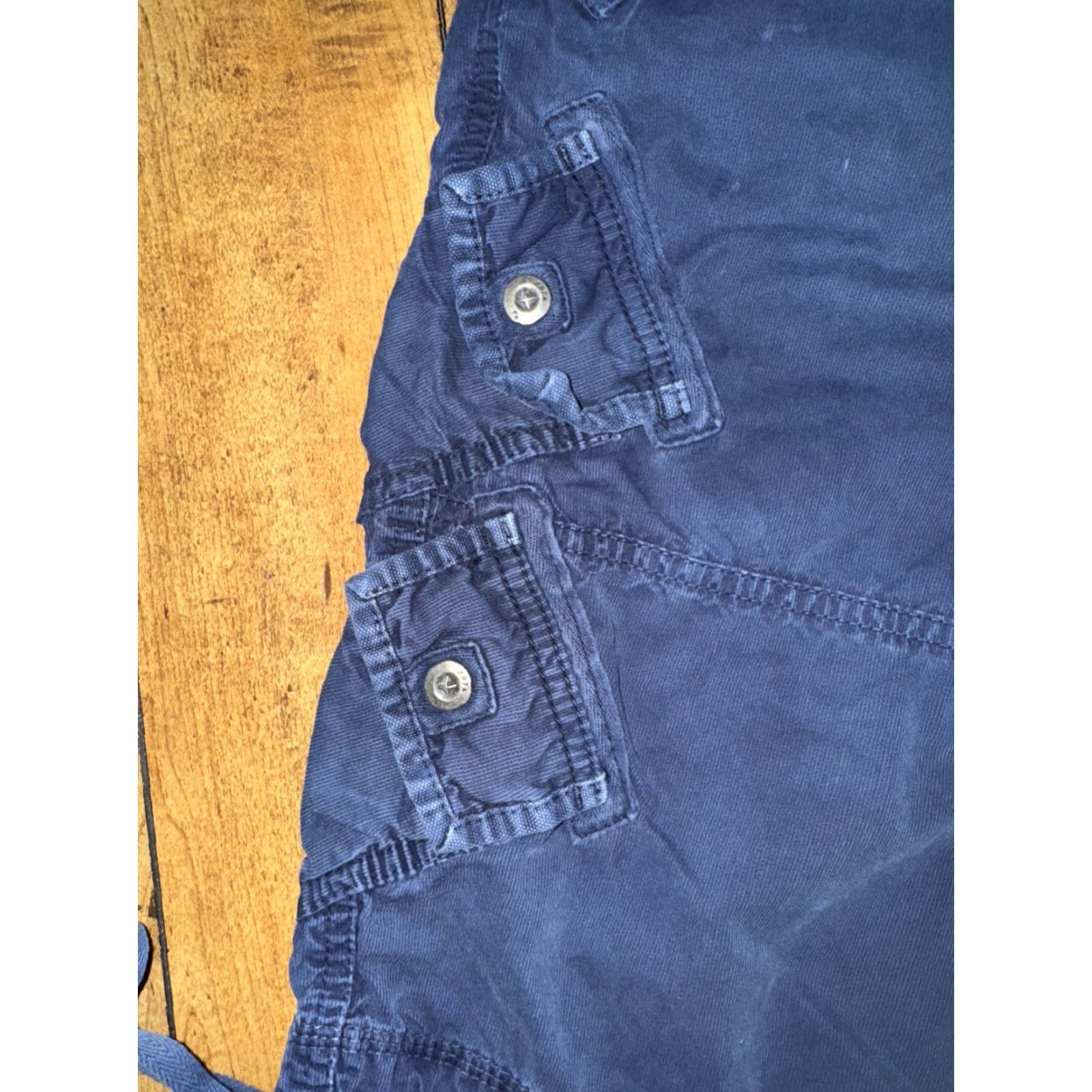 Vintage Paperbacks Cargo Shorts Men’s 36 Navy Blue Outdoor Pockets 12 Inseam Cargo Men Navy Blue Outdoor 90s? Size US 36 / EU 52 - 3 Thumbnail