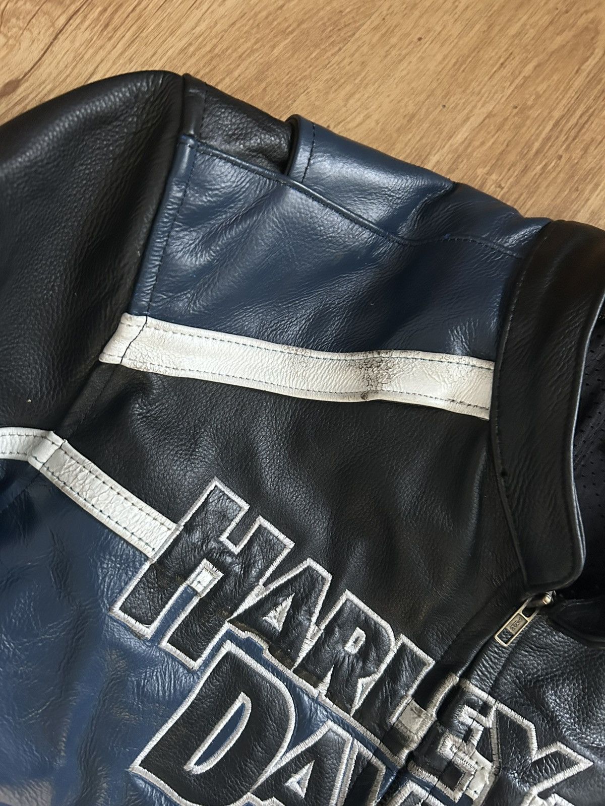 Harley Davidson × Vintage Harley Davidson Vintage leather jacket - drip usa avant gard Size US XXL / EU 58 / 5 - 10 Thumbnail