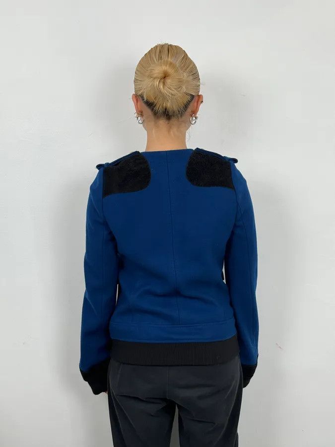 Balenciaga AW2007 Balenciaga Blue Royal Jacket By Nicolas Ghesquière Size M / US 6-8 / IT 42-44 - 3 Thumbnail