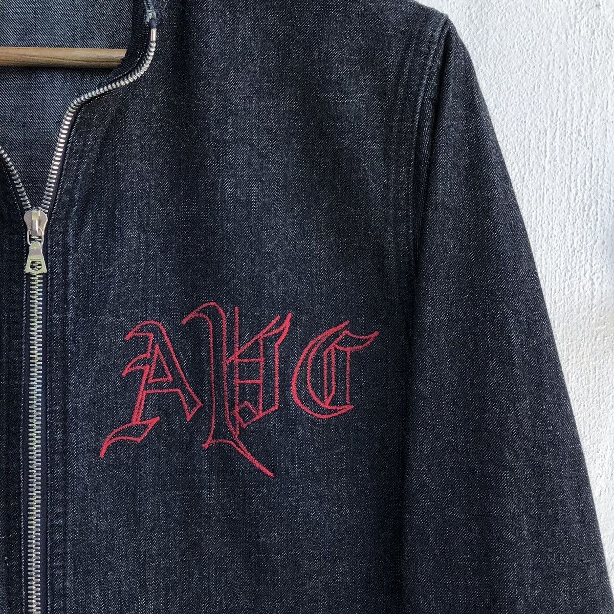 A.P.C. Vintage A.P.C Embroidery Logo Denim Zipper Jacket Size US M / EU 48-50 / 2 - 5 Thumbnail