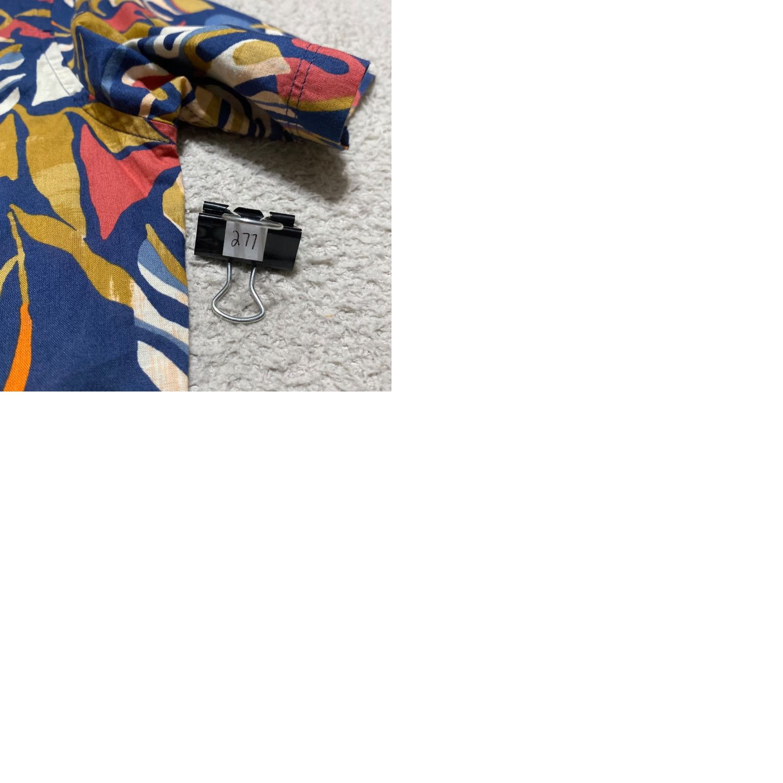 Eddie Bauer NWT Eddie Bauer Shirt Multicolor Floral Button Down S/S Eddie Bauer Button-Up Baja 3XLT Big & Tall Men Mens Floral Shirt Baja Shirt Navy? Size US XXL / EU 58 / 5 - 9 Thumbnail