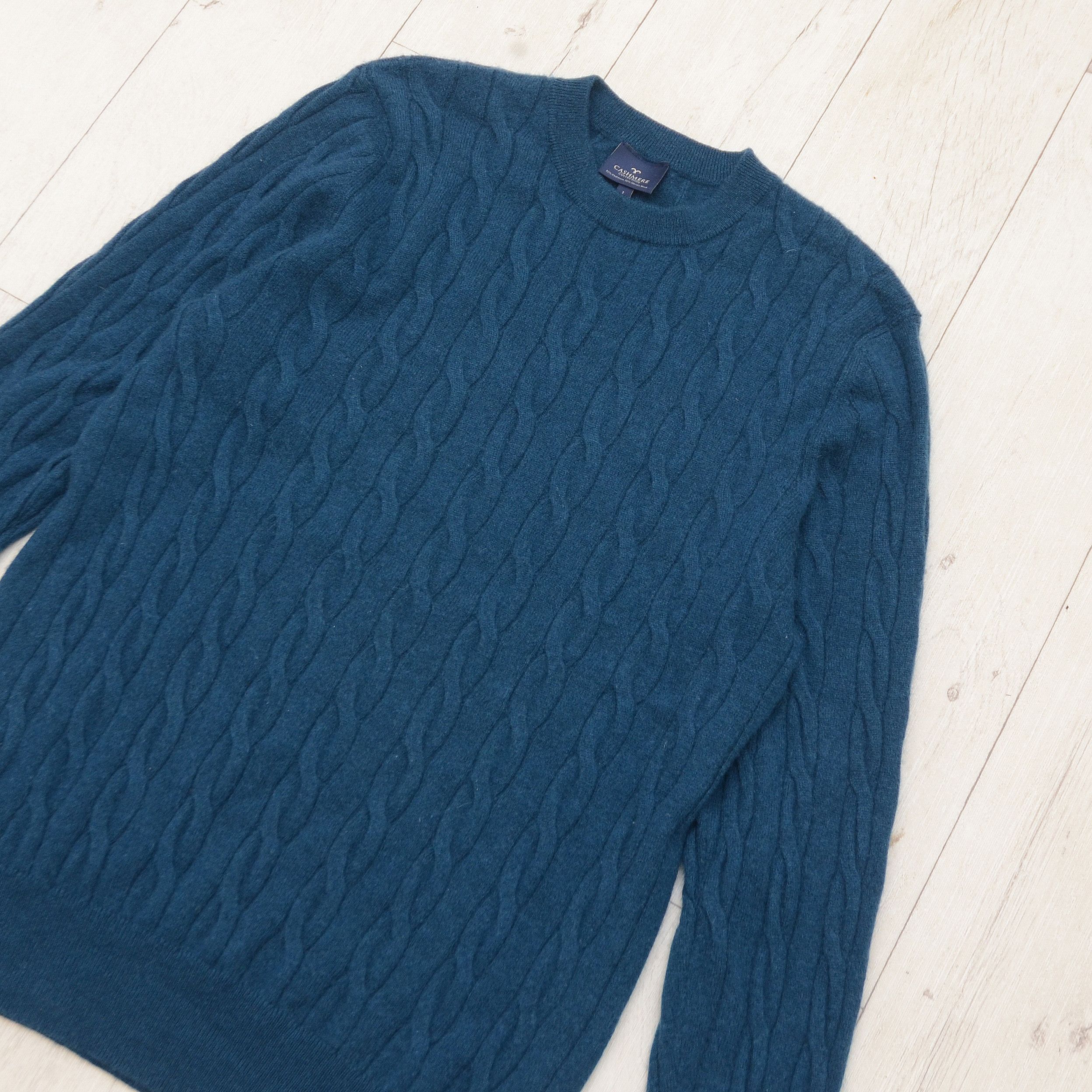 Extreme Cashmere Unisex Cashmere Collection Merino Wool Cable Knit Sweater Size US M / EU 48-50 / 2 - 3 Thumbnail