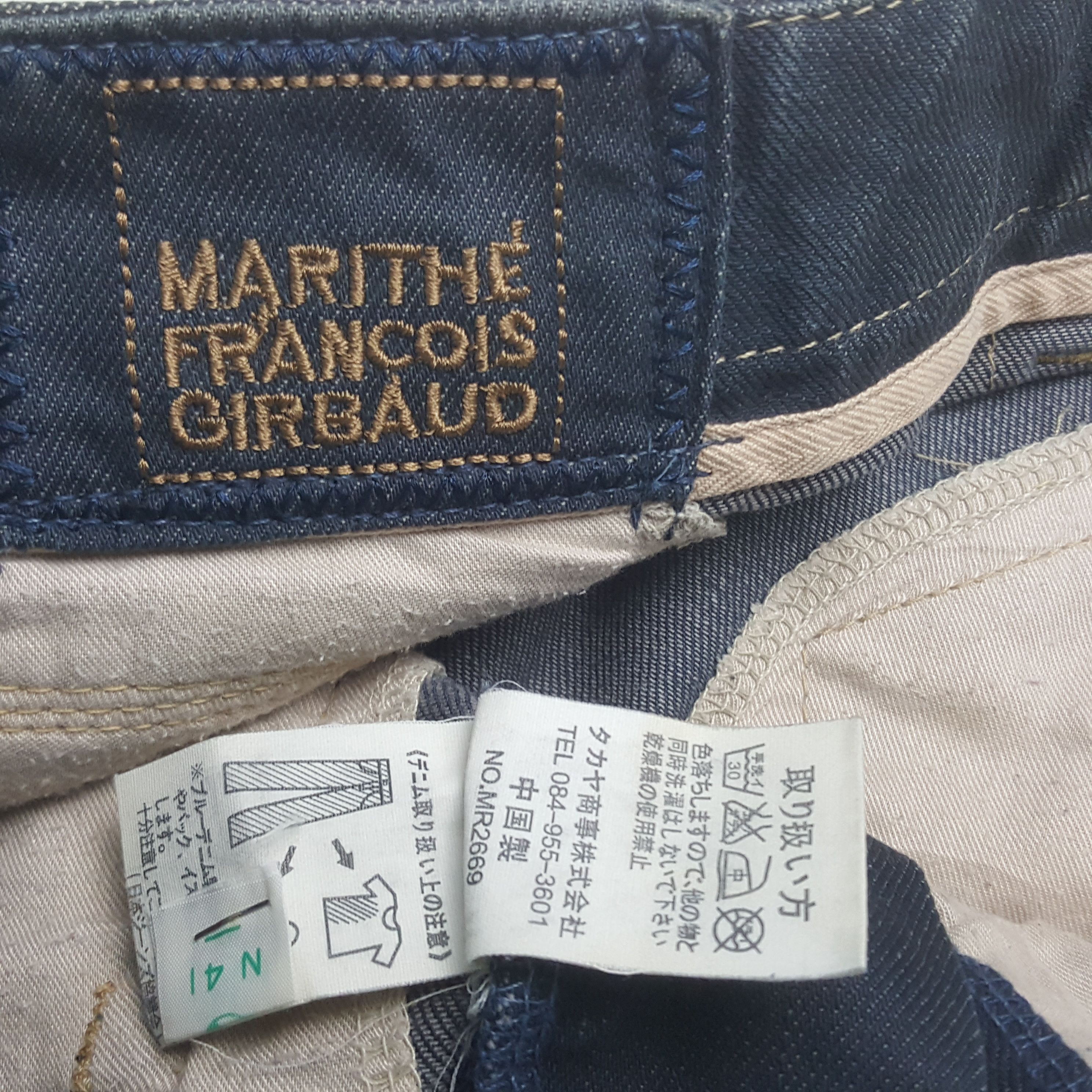 Marithe + Francois Girbaud Vintage Marith Francois Girbaud Designer Denim Jeans RR9 Size US 29 - 8 Thumbnail