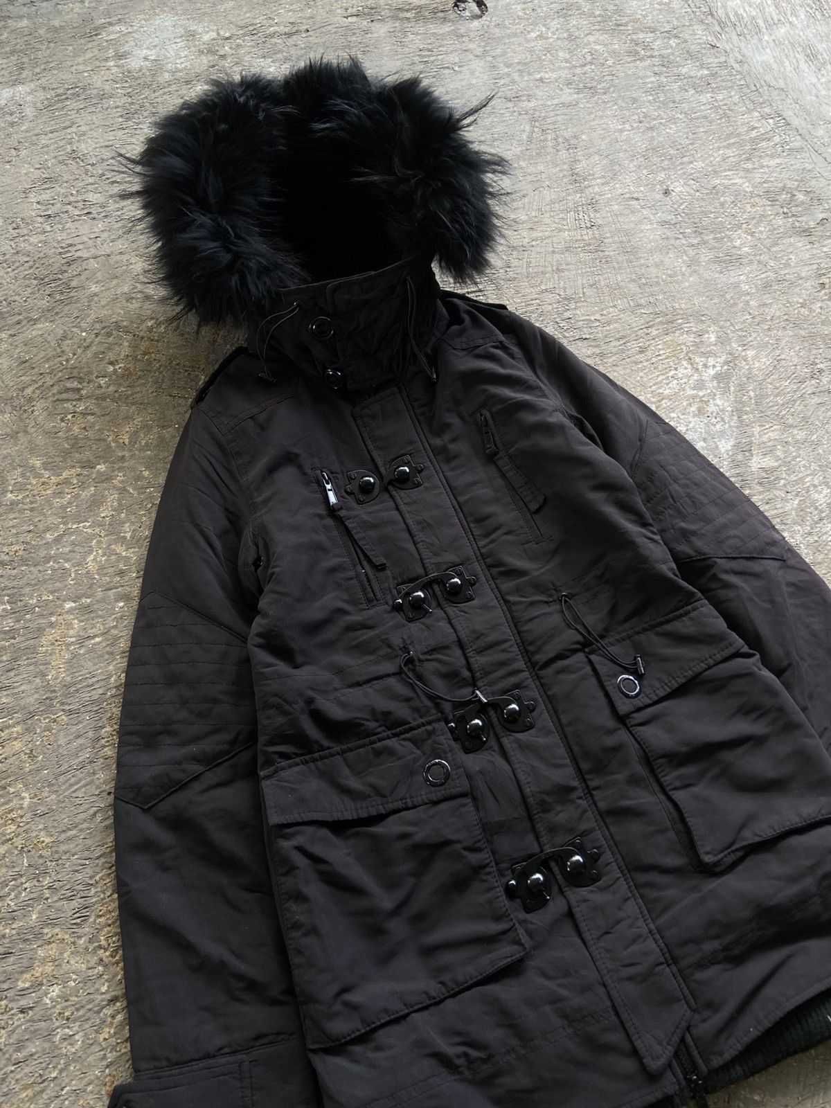 14th Addiction 2000s SLY - Vkei Apocalypse 14th Style Racoon Fur Jacket Size US S / EU 44-46 / 1 - 2 Thumbnail