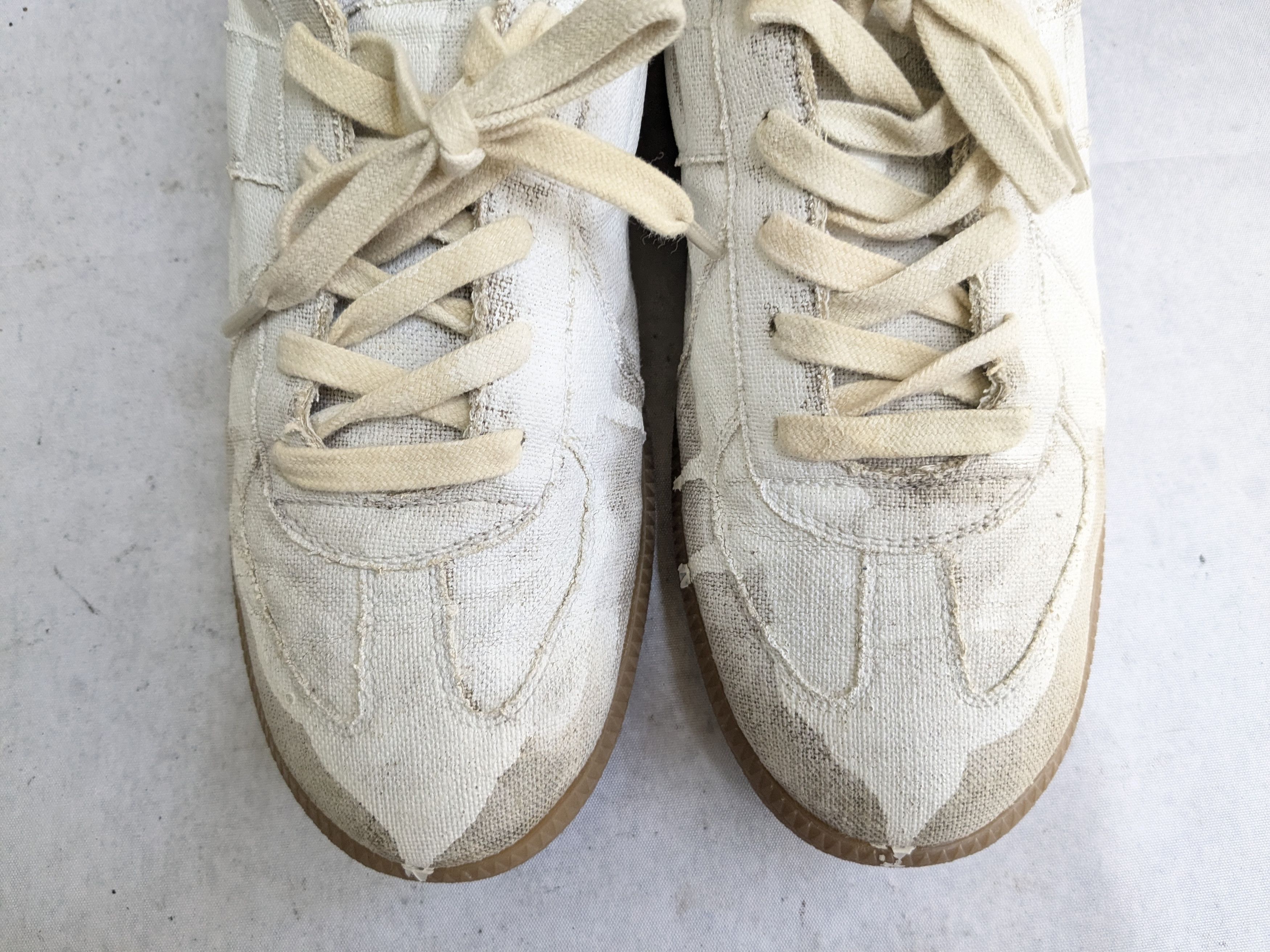Maison Margiela Maison Margiela Replica GAT 11 44 Paint Splatter Canvas Size US 11 / EU 44 - 4 Thumbnail