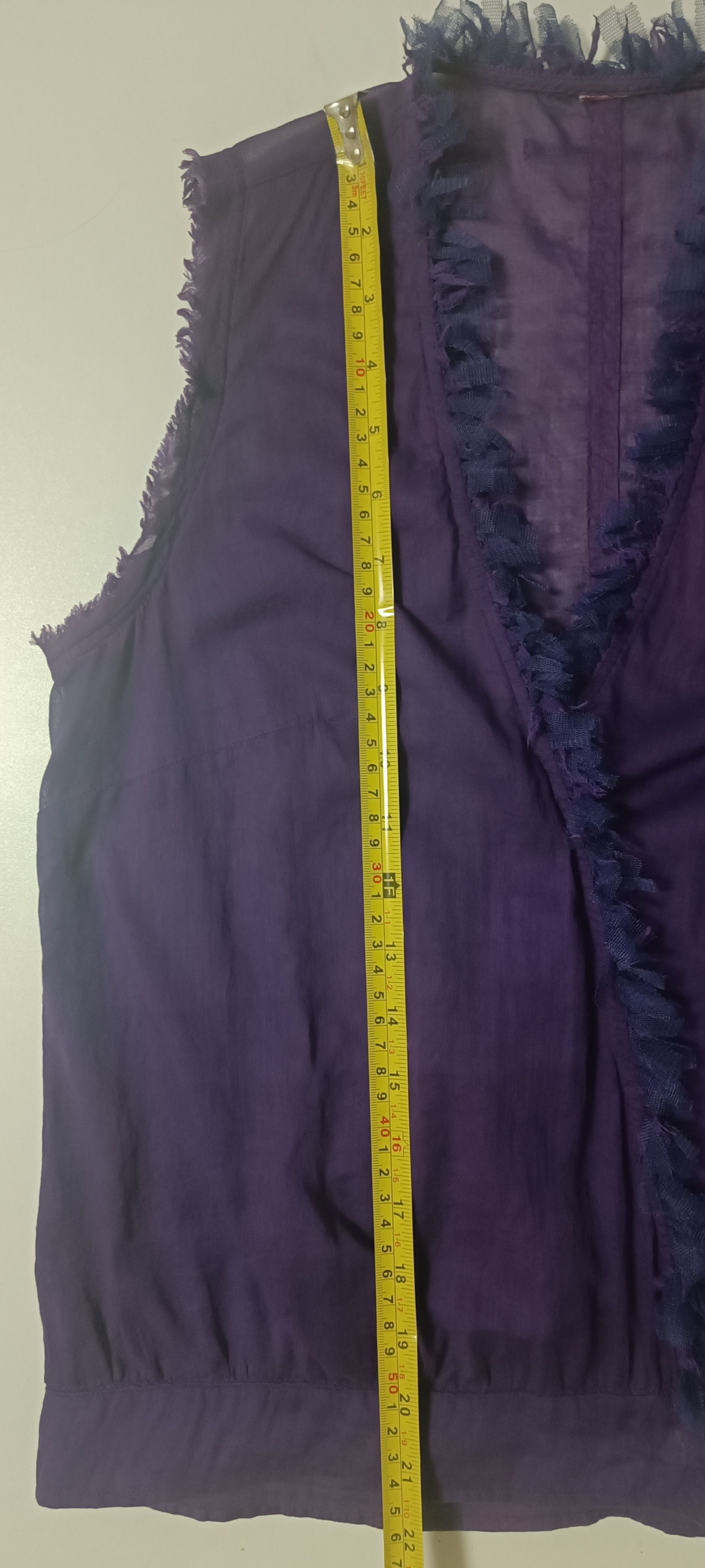 Jean Paul Gaultier Purple blouse with fringes Size M / US 6-8 / IT 42-44 - 17 Thumbnail