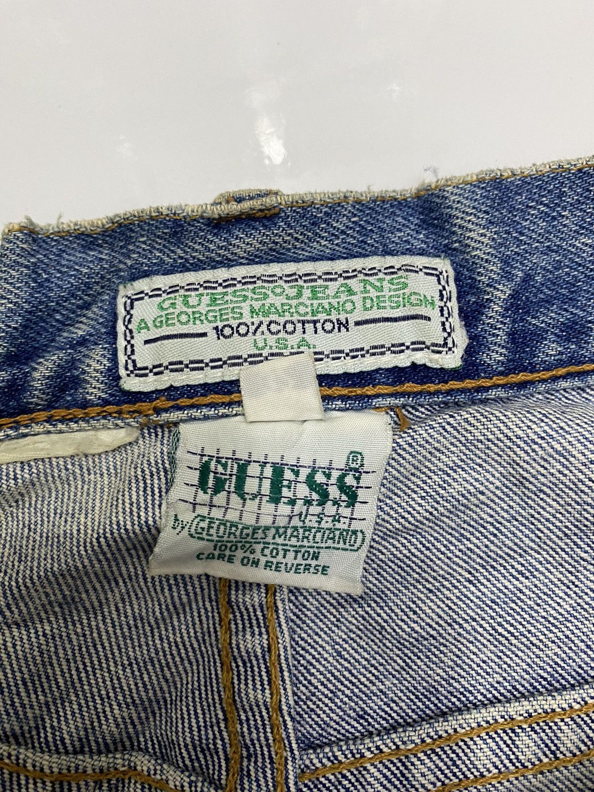 Georges Marciano × Guess GUESS GEORGES MARCIANO BAGGY SKATER DENIM JEANS JNCO STYLE Size US 32 / EU 48 - 6 Thumbnail