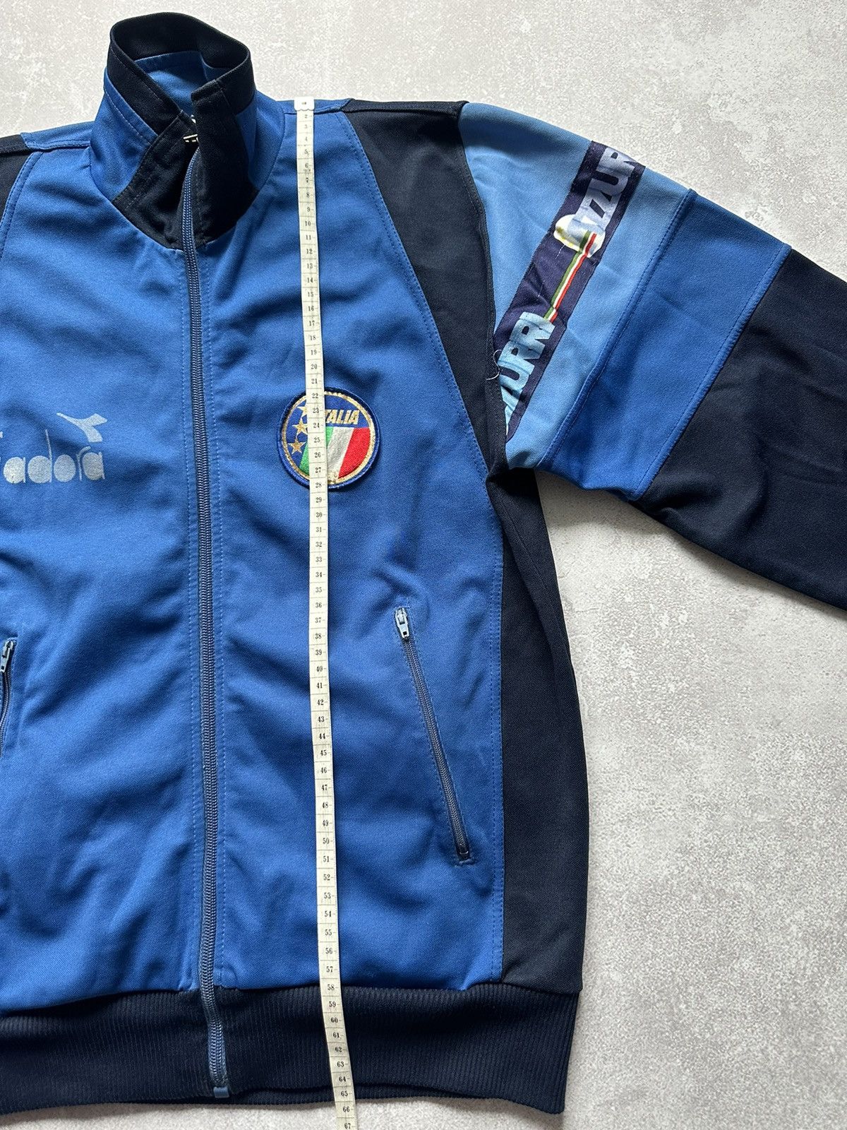 Diadora × Vintage Vintage Italy soccer track jacket size 46 Azzurri Diadora Size US S / EU 44-46 / 1 - 6 Thumbnail