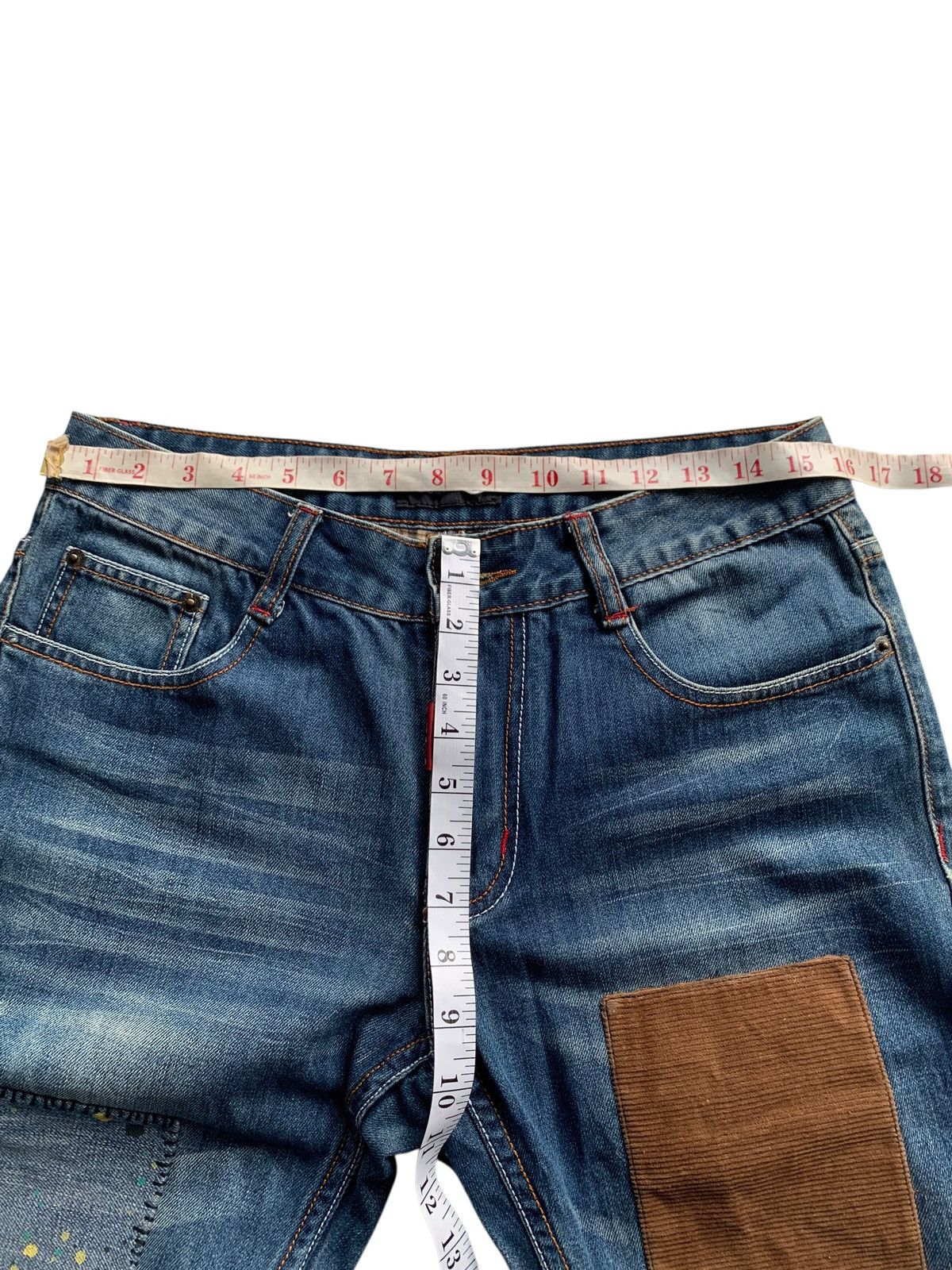 Dsquared2 DSQUARED2 DENIM PATCHWORDS CUSTOM RARE MADE IN ITALY Size US 32 / EU 48 - 17 Thumbnail