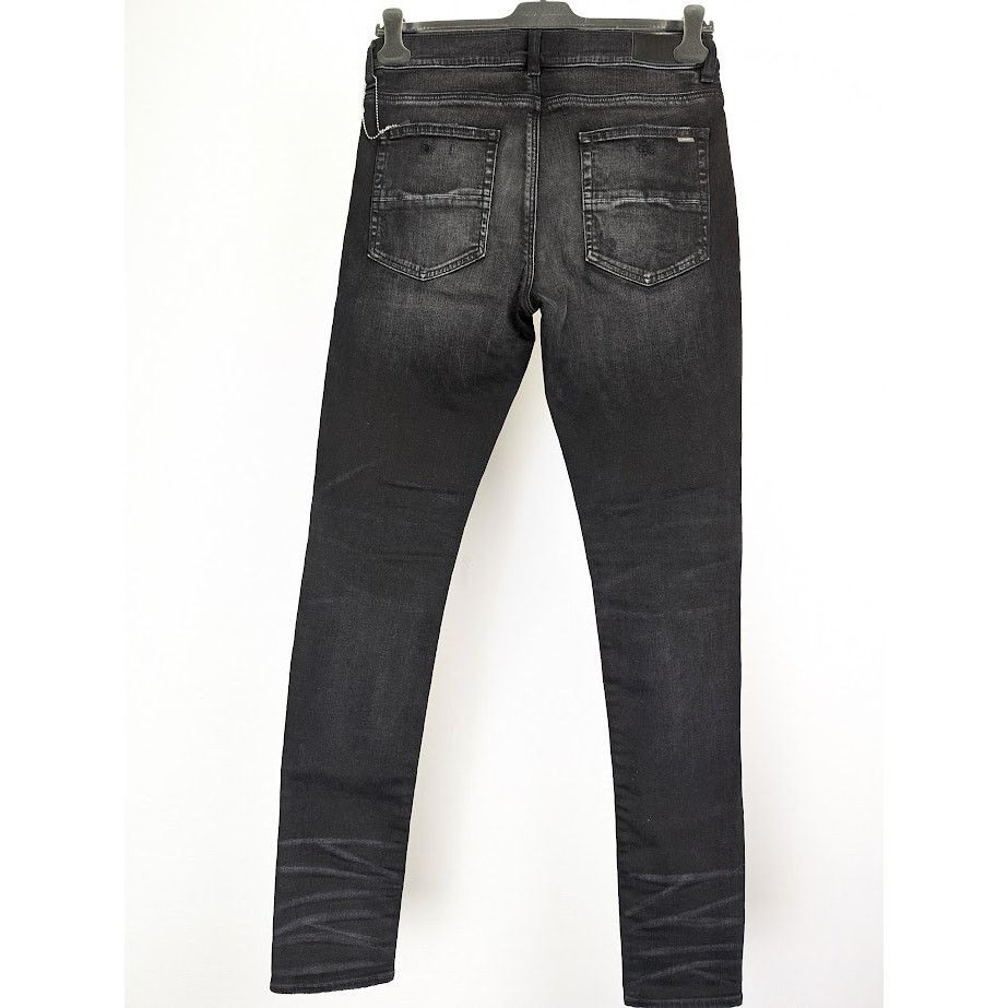 Amiri o1rshd1 Rainbow Paisley Thrasher Jeans in Aged Black Size US 34 / EU 50 - 13 Thumbnail