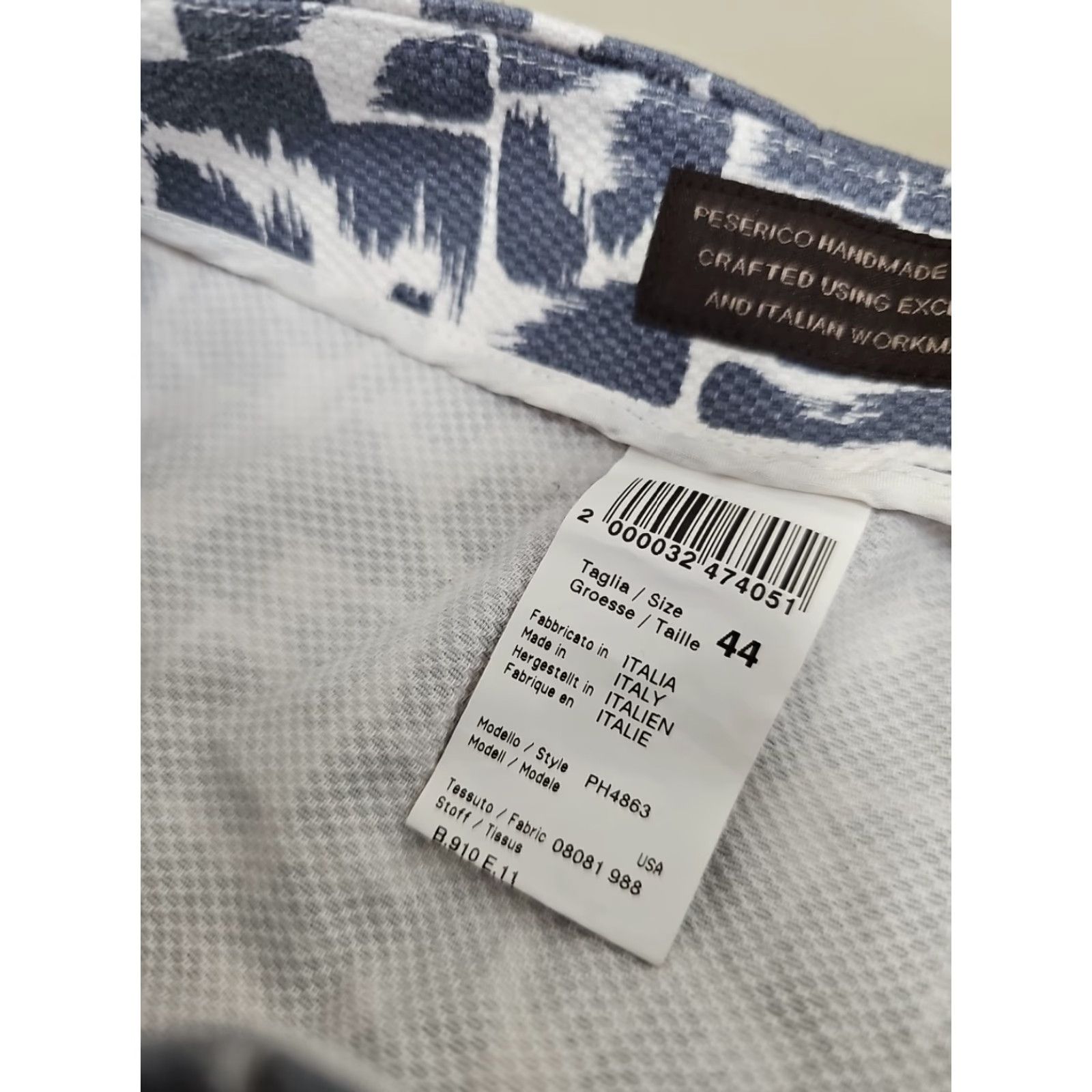Peserico PESERICO Pants Women Chevron Pattern Side Zip ITALY Tailored 44 US 8 Multicolor Office Career Size 30" / US 8 / IT 44 - 7 Thumbnail